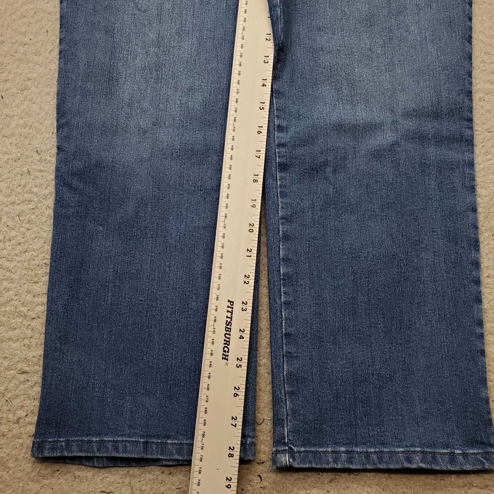 Gloria Vanderbilt Gloria Vanderbilt Amanda Jeans Womens 12 Blue Denim Stretch Classic Tapered Leg Size 34" / US 12 / IT 48 - 4 Thumbnail