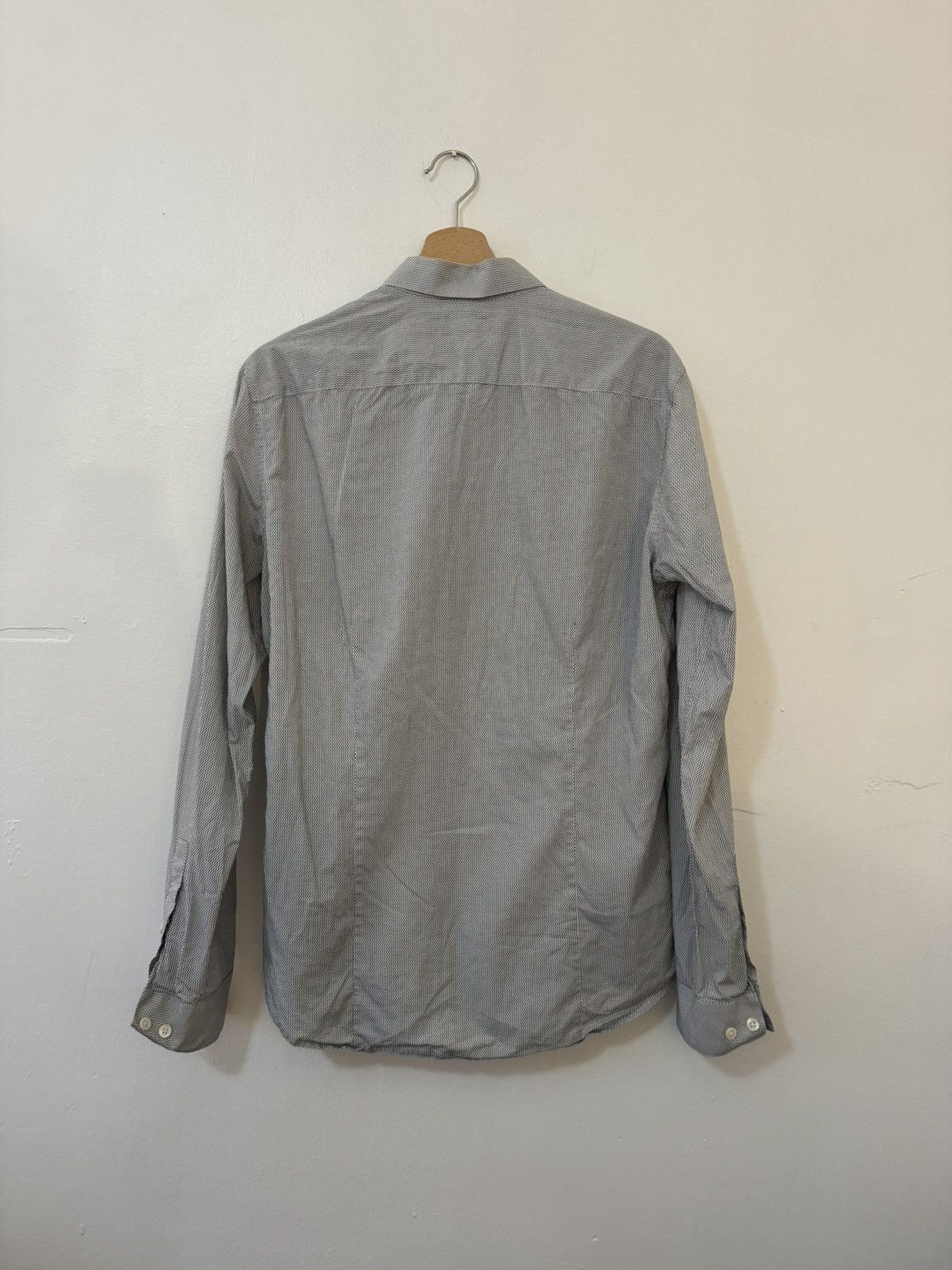 Theory Theory white/grey button-down shirt Size US M / EU 48-50 / 2 - 3 Thumbnail