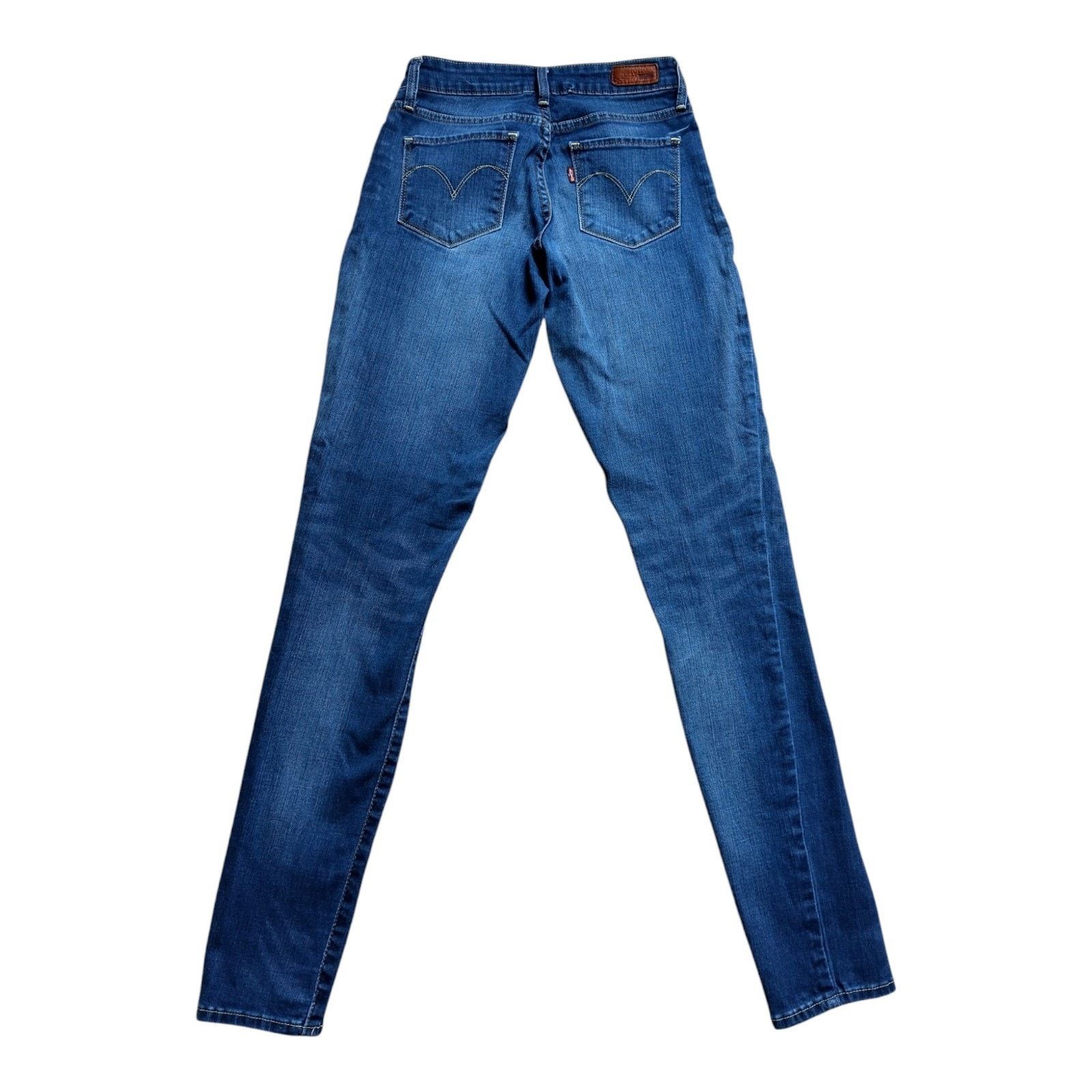 Levi's Women's Blue Levi's Jeans, W24 L32, Skinny Size 24" / US 00 / IT 34 - 2 Thumbnail