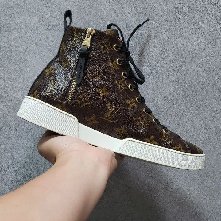 Louis Vuitton Louis Vuitton Stylish Leather Casual Sneakers -2508 Size US 6.5 / EU 39-40 - 6 Thumbnail