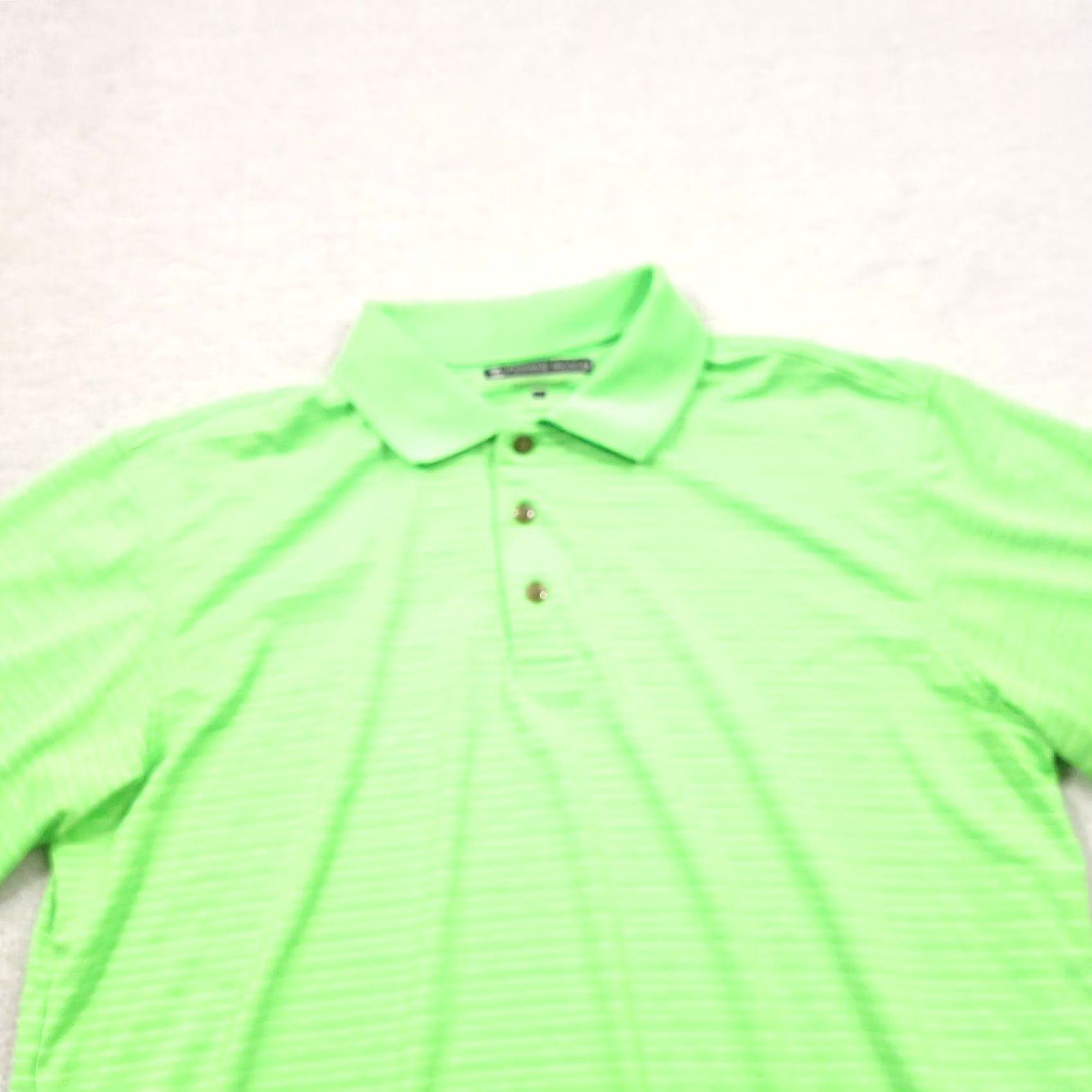 Vintage Pebble Beach Mens Polo Performance Golf Green Short Sleeve Stripe Size Large Size US L / EU 52-54 / 3 - 3 Thumbnail
