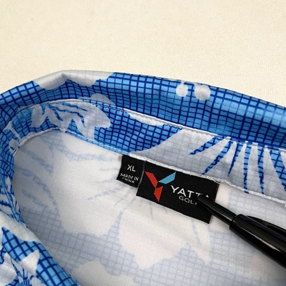 Vintage Yatta Polo Shirt Mens XL Blue Floral Hawaiian Golf Performance Stretch Polo Shirt XL Men Blue Floral Hawaiian Golf Performance Stretch Size US XL / EU 56 / 4 - 4 Thumbnail