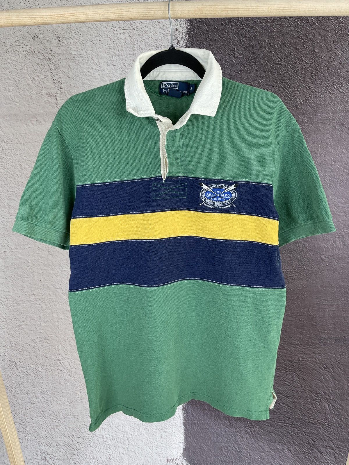 Polo Ralph Lauren Polo Ralph Lauren vintage 90s striped rugby polo shirt Size US S / EU 44-46 / 1 - 2 Thumbnail