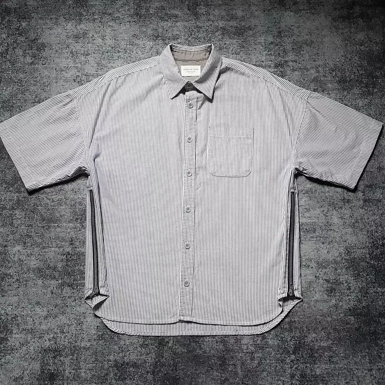 Fear of God Fear of God 4th Oxford striped shirt Size US M / EU 48-50 / 2 - 9 Thumbnail