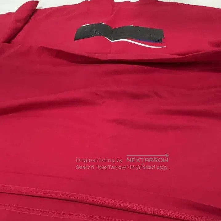 Balenciaga Balenciaga Red Logo Short Sleeve T. Size US XL / EU 56 / 4 - 9 Thumbnail