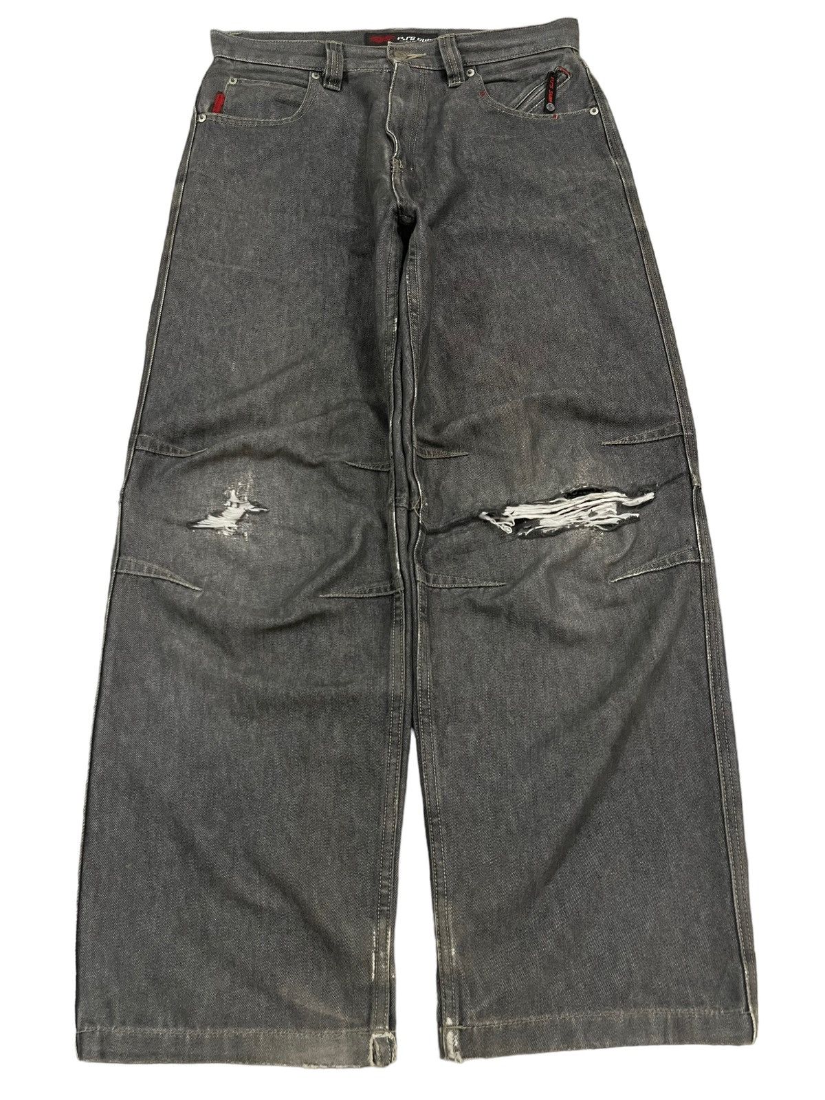 JNCO Vintage Japanese PJ’S Surf Distress Style Baggy Jeans Size US 32 / EU 48 - 1 Thumbnail