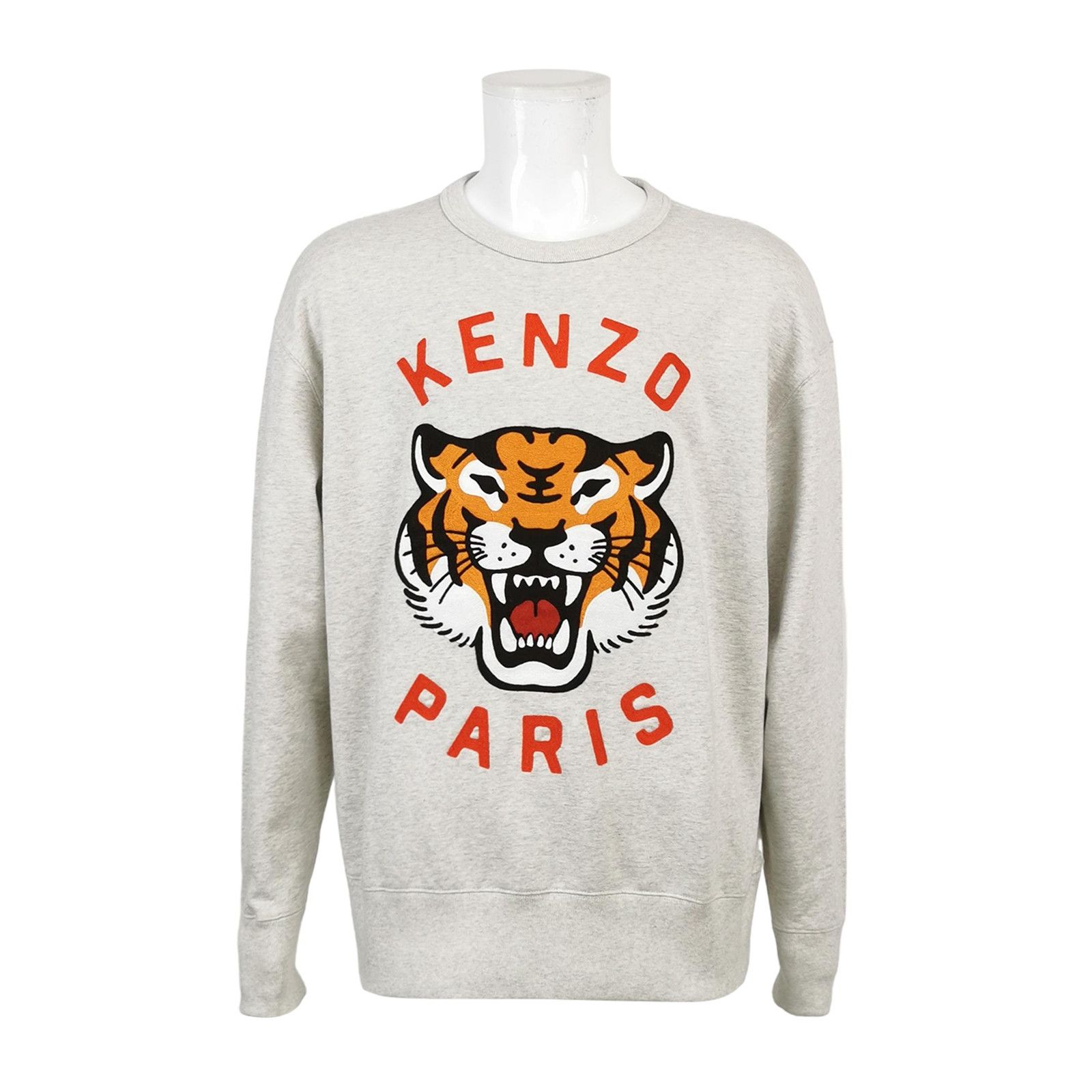 Kenzo Kenzo Paris Tiger Logo Cotton Sweatshirt M Size US M / EU 48-50 / 2 - 1 Thumbnail