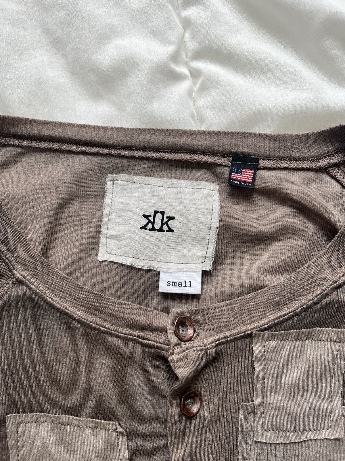K-Two Studios K-Two Studios Patchwork Longsleeve Henley “Ink” Size US S / EU 44-46 / 1 - 4 Thumbnail