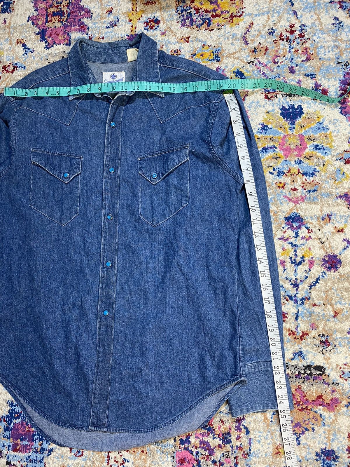 Sugar Cane × Toyo Enterprises × Vintage SUGARCANES CANES CROWN VINTAGE STUDS BUTTON WESTERN SHIRTS Size US L / EU 52-54 / 3 - 17 Thumbnail