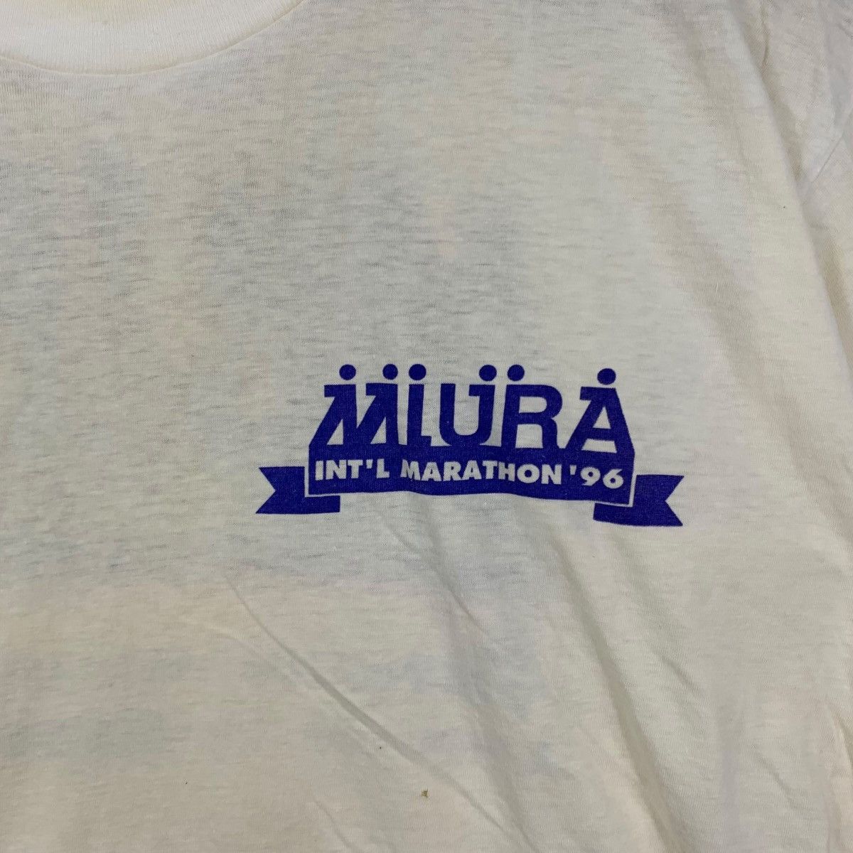 Vintage Vintage 90s MIURA INT’L Marathon 1996 Honolulu Tshirt Size US M / EU 48-50 / 2 - 5 Thumbnail