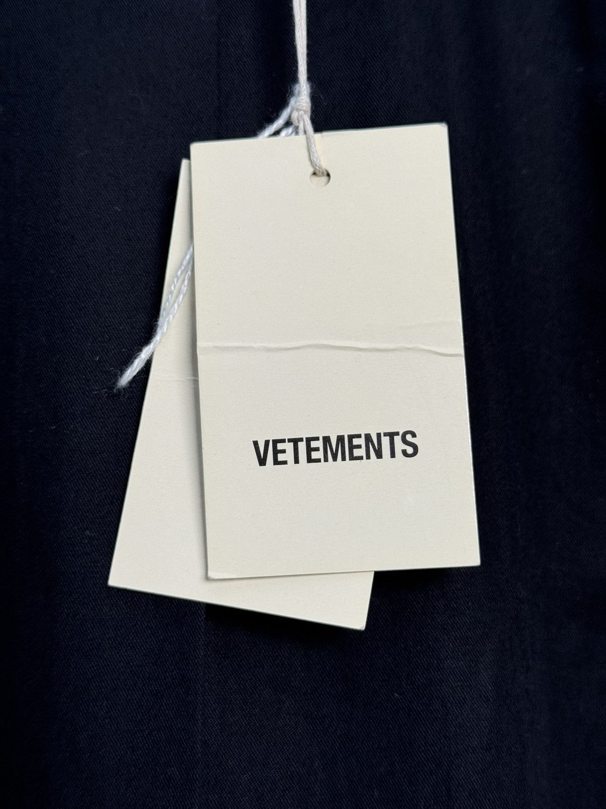 Vetements VETEMENTS long crepe coat HELLO BOYS ss2016, size S, NWT Size US S / EU 44-46 / 1 - 13 Thumbnail