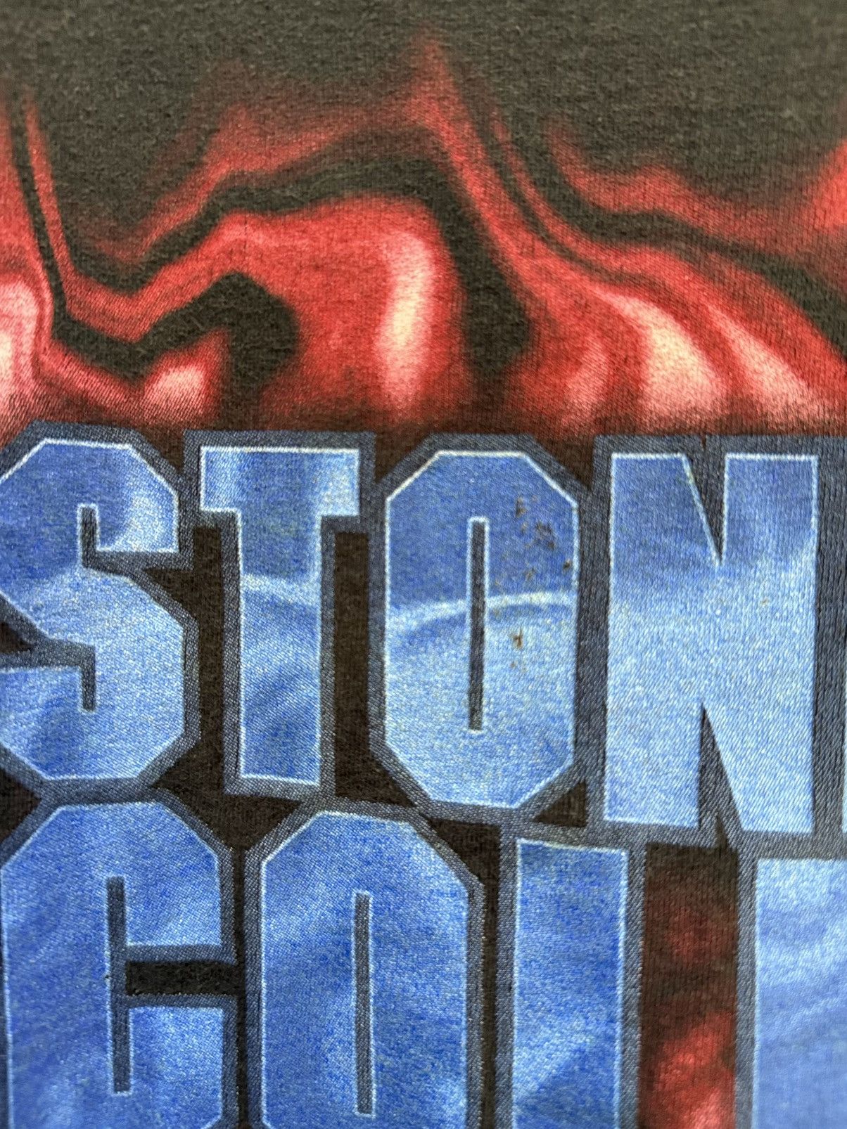 WWF Thrashed Vintage 90s Stone Cold Steve Austin Flame Sun Faded Size US XL / EU 56 / 4 - 6 Thumbnail