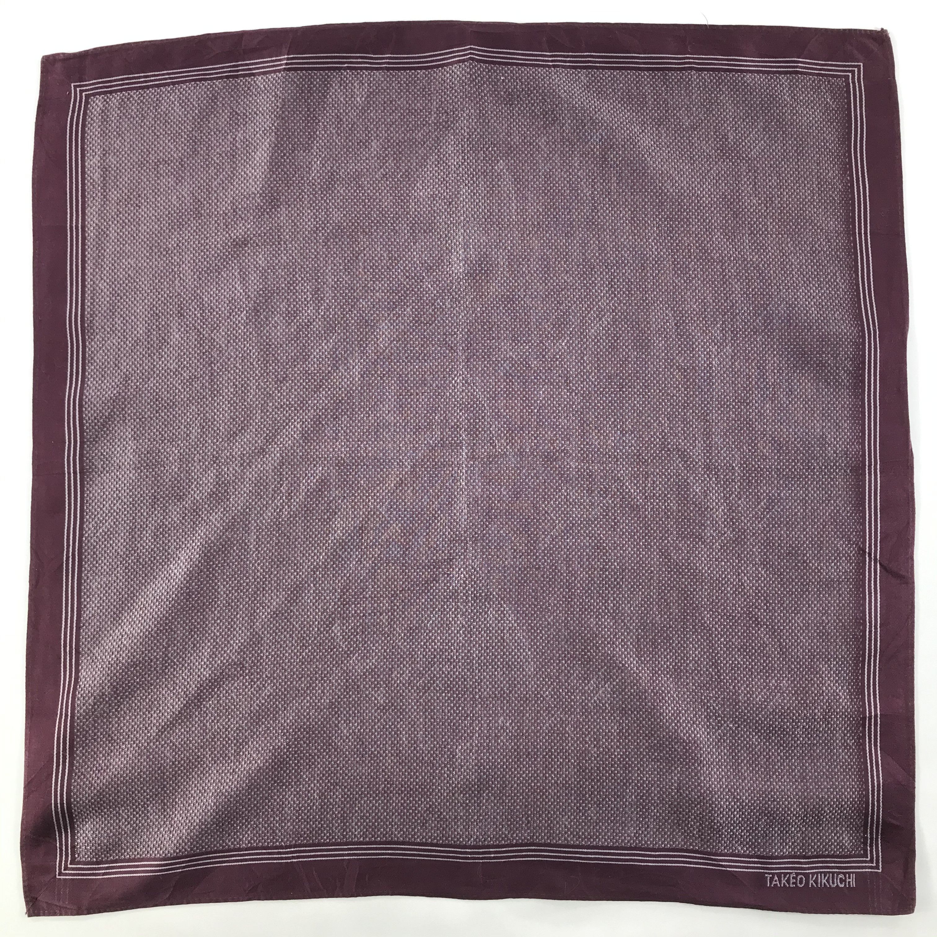 Takeo Kikuchi × Vintage Takeo Kikuchi Bandana / Handkerchief / Neckerchief - S1541 Size ONE SIZE - 1 Thumbnail
