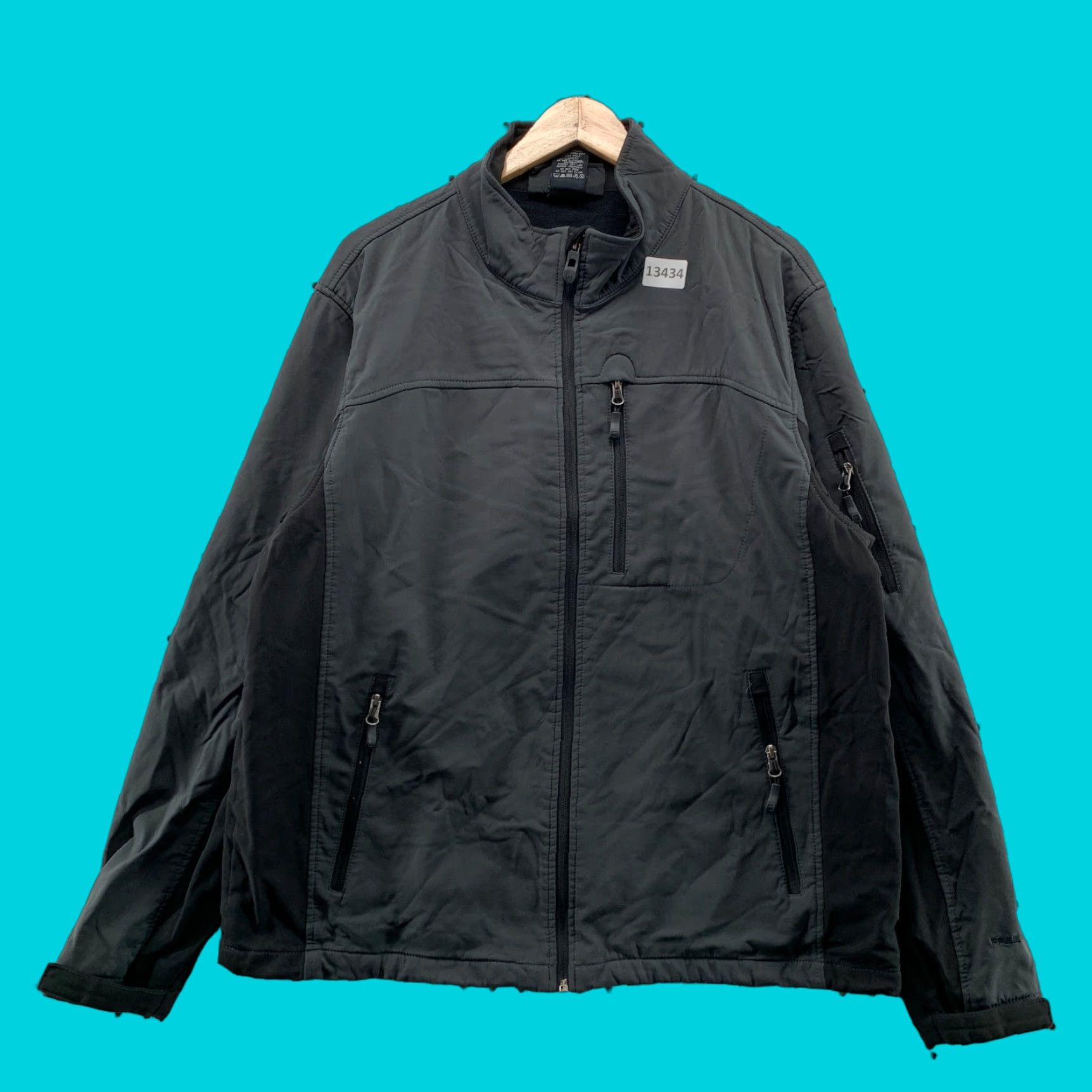 Free Country VINTAGE Free Country Black Full Zip Jacket Mens Large Polyester Blend Casual Wear Jacket Size US L / EU 52-54 / 3 - 1 Thumbnail