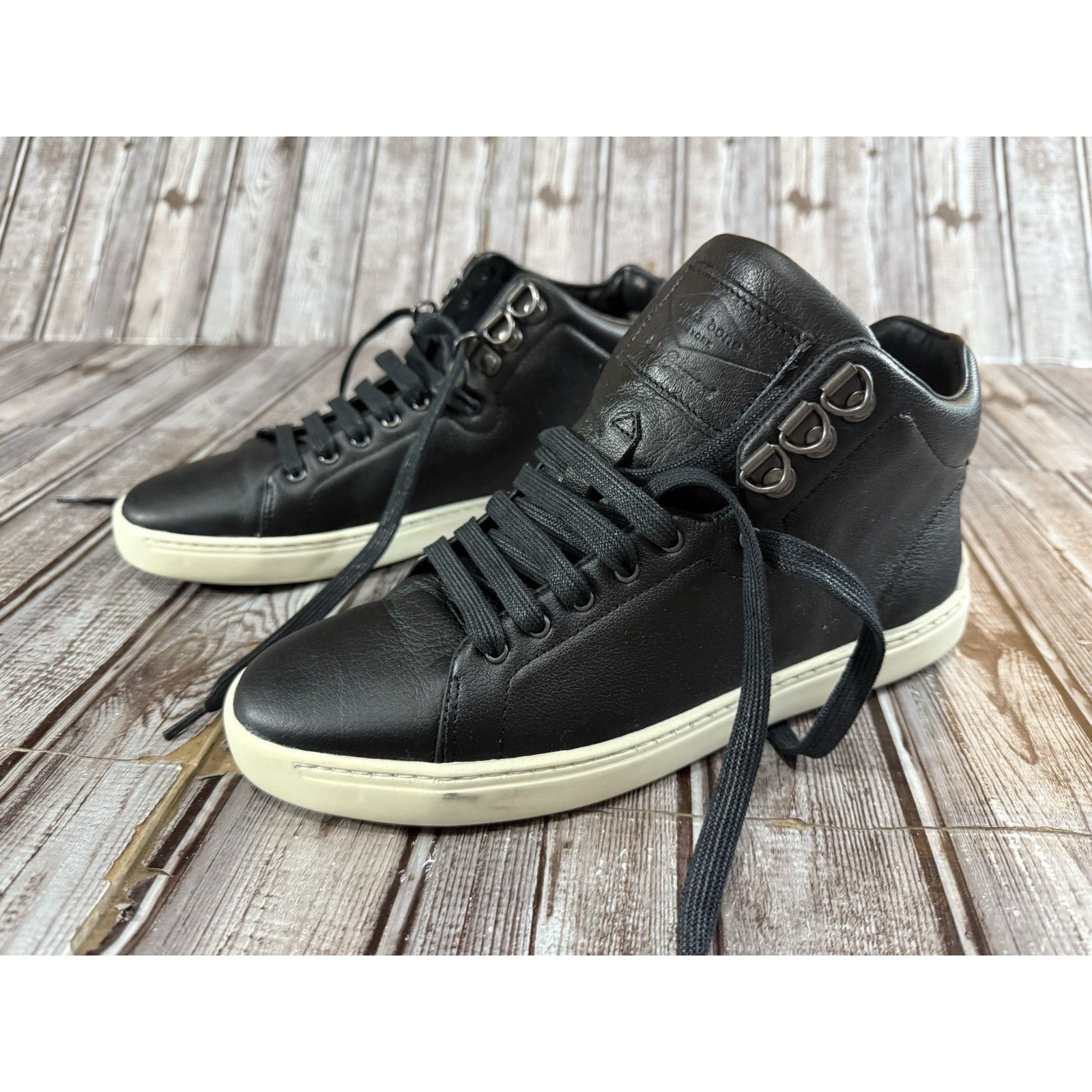 Rag & Bone Rag & Bone Kent High Top Leather Sneakers Size 37.5 US 7.5 Size US 7.5 / IT 37.5 - 10 Thumbnail