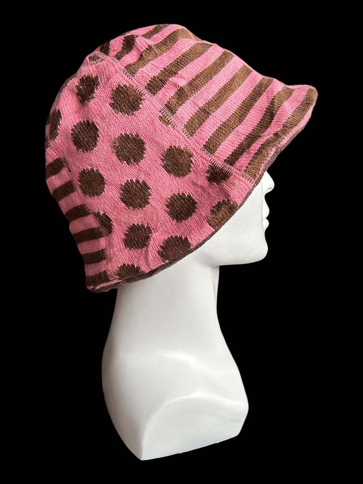 Japanese Brand × Kapital × Vintage 🌈Hippies style Polkadot Design Rare Bucket Hats Like Kapital Size ONE SIZE - 3 Thumbnail