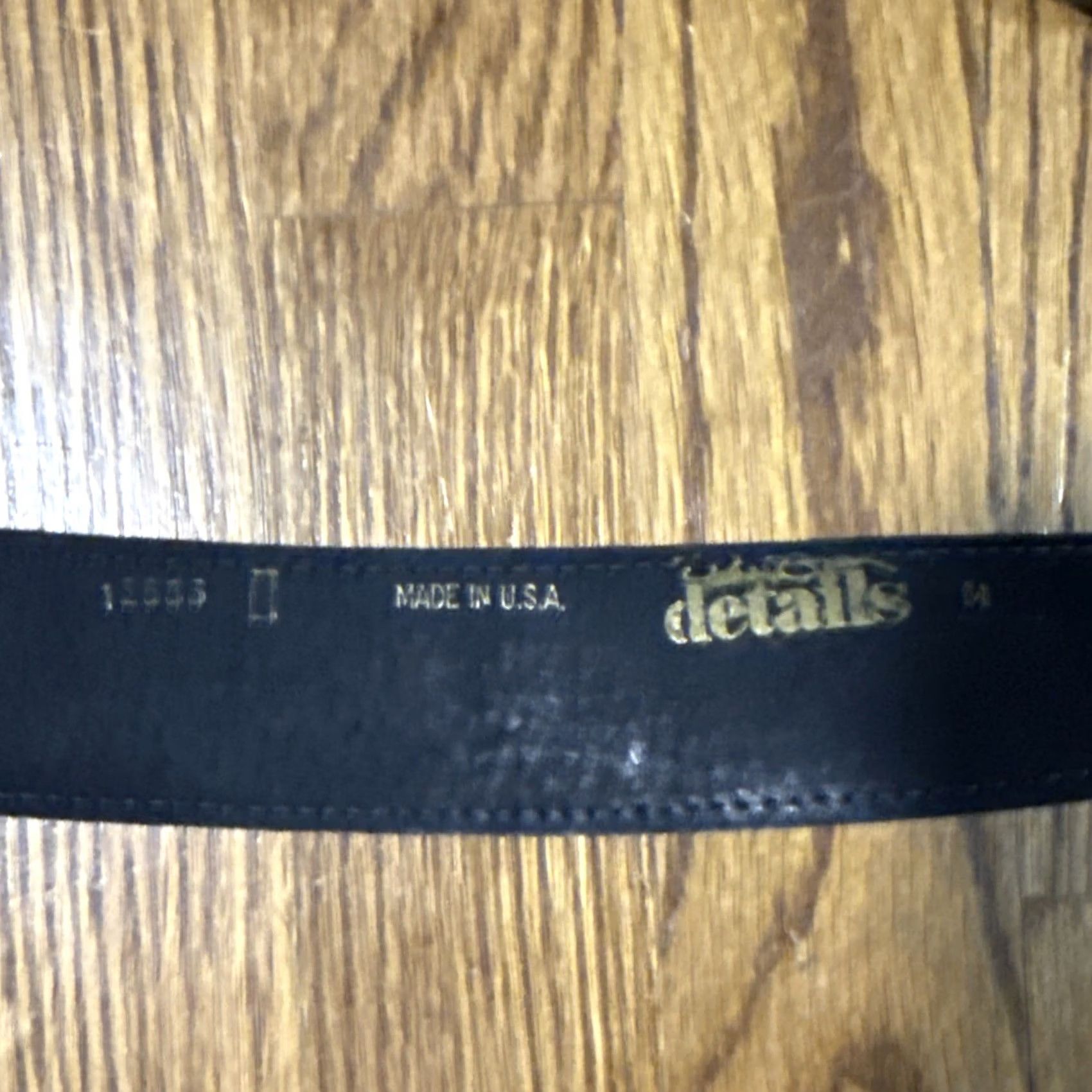 Vintage VINTAGE Details Black Patent Leather Belt Gold Rope Buckle Wide Statement Belt USA Belt Womens M Black Patent Leather Wide Belt Size ONE SIZE - 5 Thumbnail