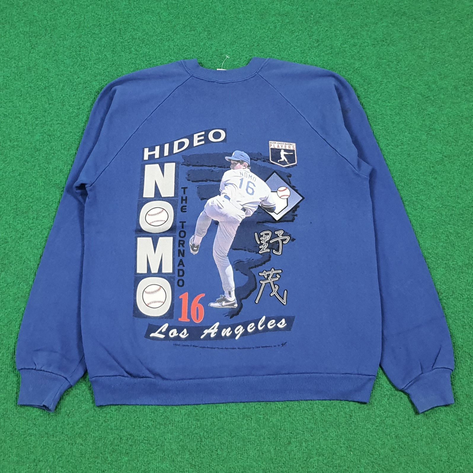 Jerzees Vintage Hideo Nomo Los Angeles Dodgers Sweatshirt C300N12 Size US M / EU 48-50 / 2 - 1 Thumbnail