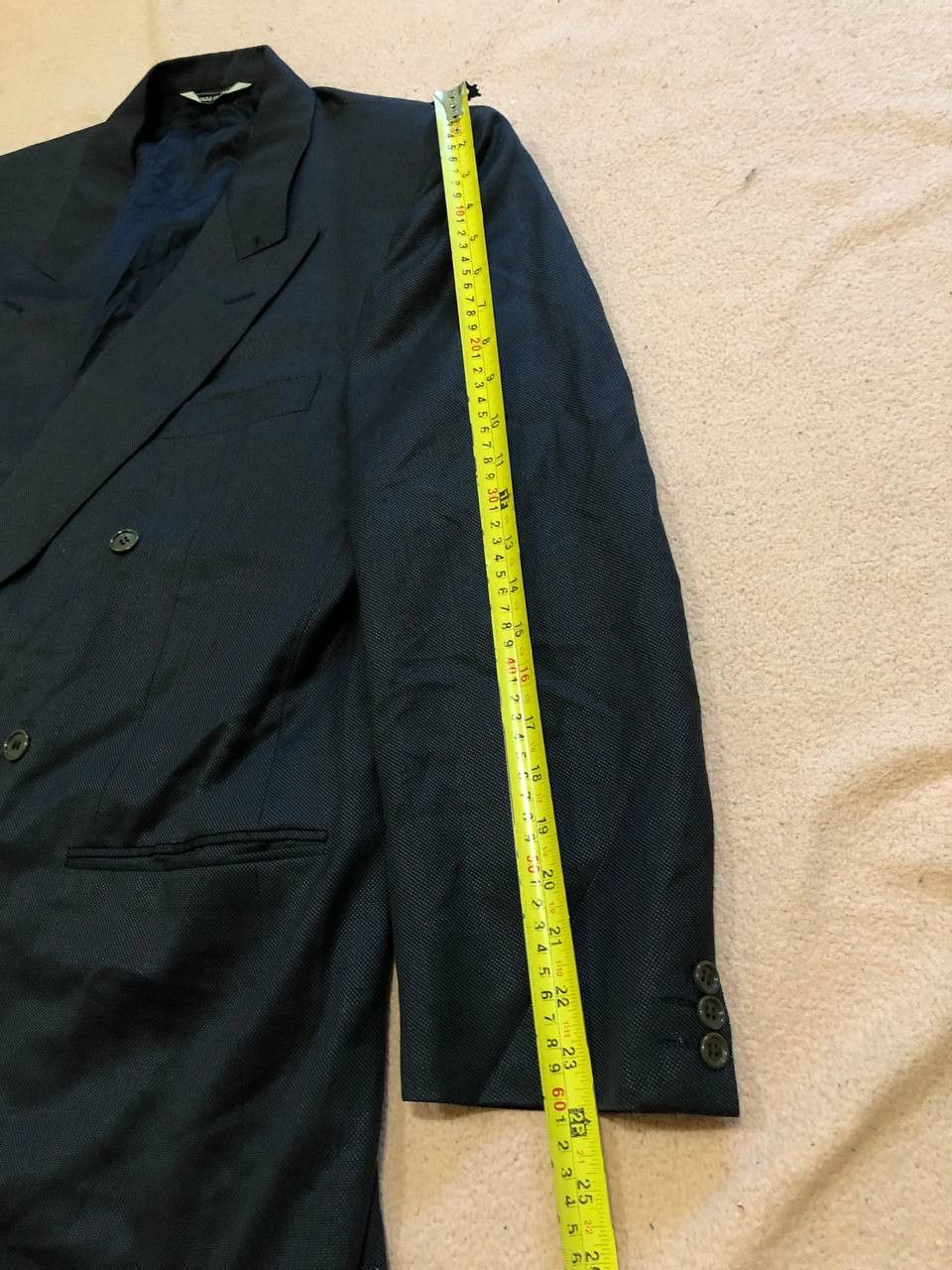 Lanvin black Blazers LANVIN PARIS Y2K Vintage streetwear Size 44S - 6 Thumbnail