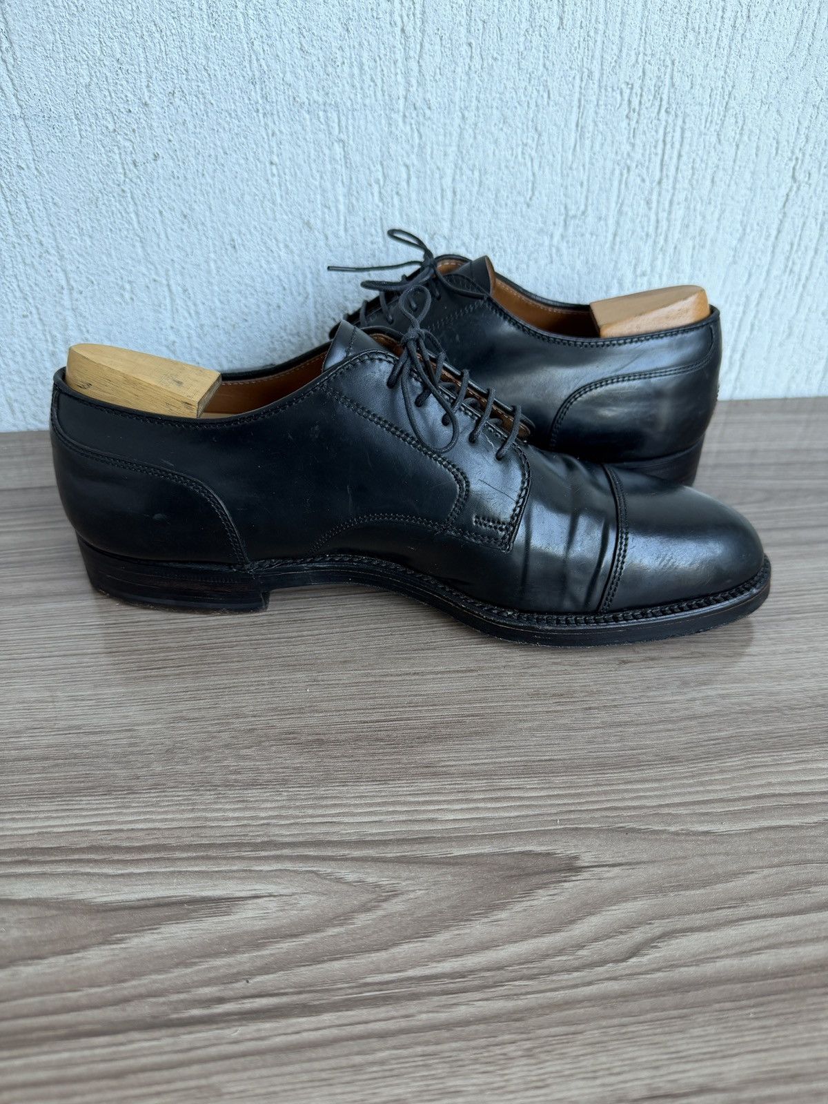 Alden 2161 shell cordovan cap toe derby Size US 8.5 / EU 41-42 - 12 Thumbnail