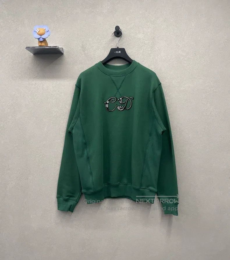 Dior Dior FW21 green loose hooded sweatshirt Size US S / EU 44-46 / 1 - 2 Thumbnail