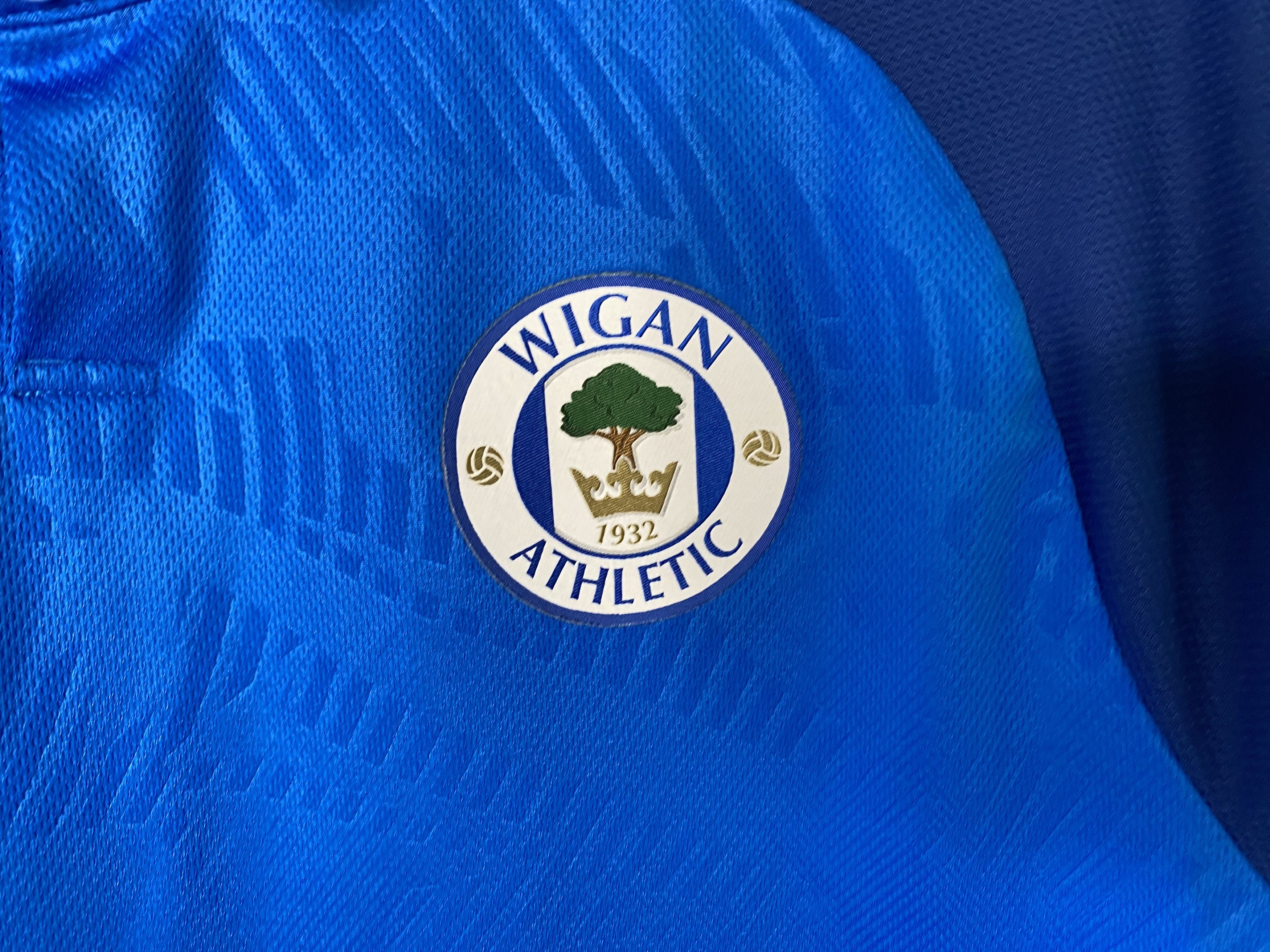 Puma × UEFA WIGAN ATHLETIC 2018-19 TRAINING FOOTBALL SHIRT SOCCER JERSEY Size US L / EU 52-54 / 3 - 3 Thumbnail