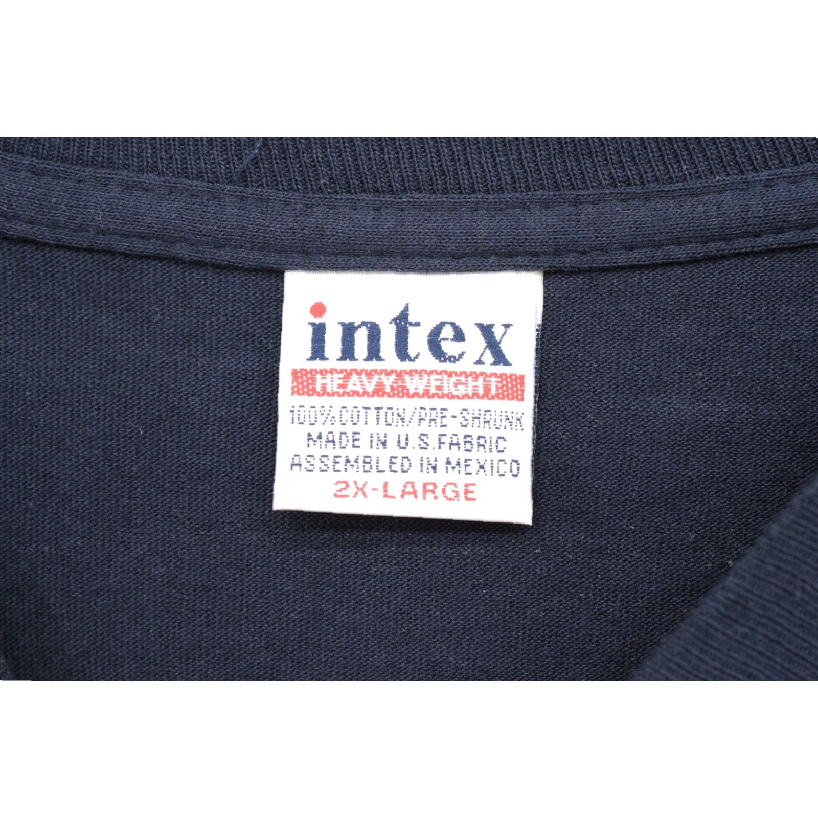 Vintage VTG Intex Fat Albert Embroidered T Shirt Blue 2XL XXL Mens Shirt Adult Cotton Sleeve Short Crew Neck 90s 80s Vintage Grunge Hip Hop City Gothic Size US XXL / EU 58 / 5 - 6 Thumbnail