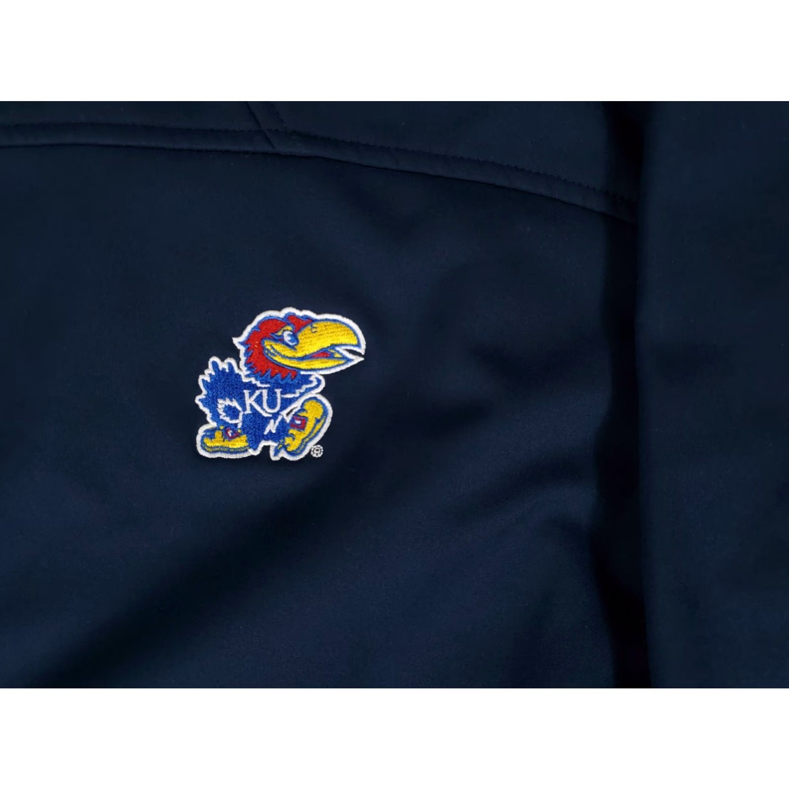 Vintage Columbia Jacket Embroidered Blue University of Kansas Jayhawks Mens XL Size US XL / EU 56 / 4 - 2 Thumbnail