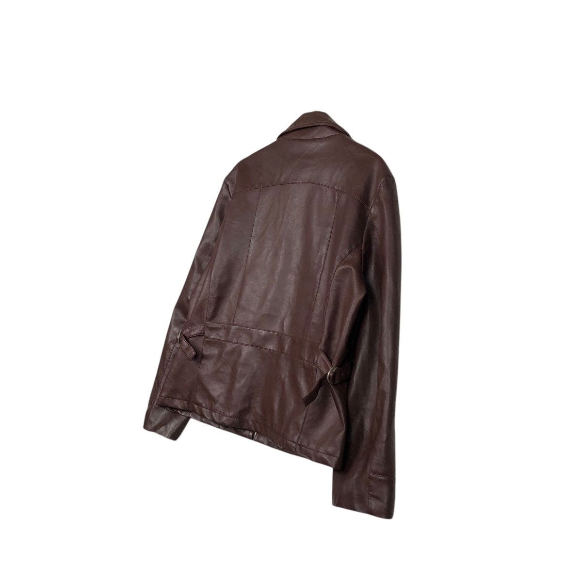 Japanese Brand 📌Vintage Soft Leather Biker Jacket JcPenny Issey Miyake Size US L / EU 52-54 / 3 - 10 Thumbnail