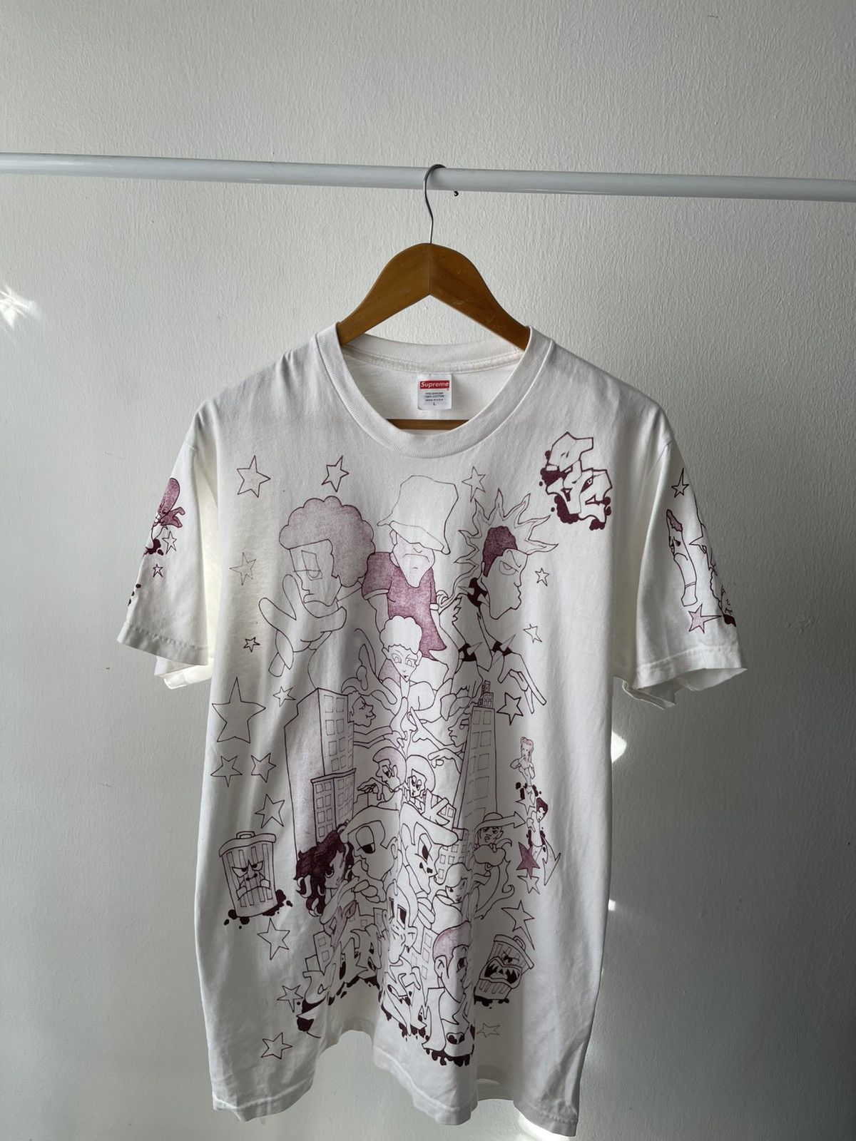 Supreme FW23 Supreme Downtown Tee A2 Size US L / EU 52-54 / 3 - 2 Thumbnail