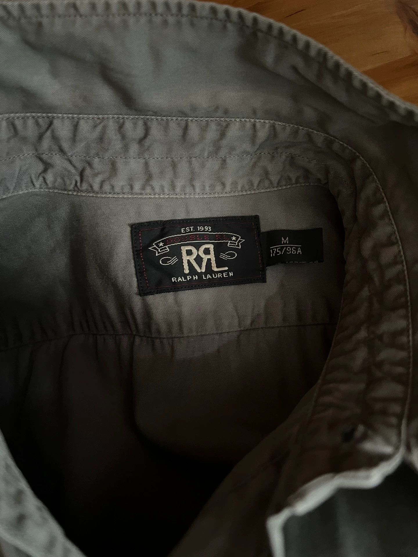 RRL Ralph Lauren RRL Double RL Military SS Shirt M Near New Size US M / EU 48-50 / 2 - 7 Thumbnail