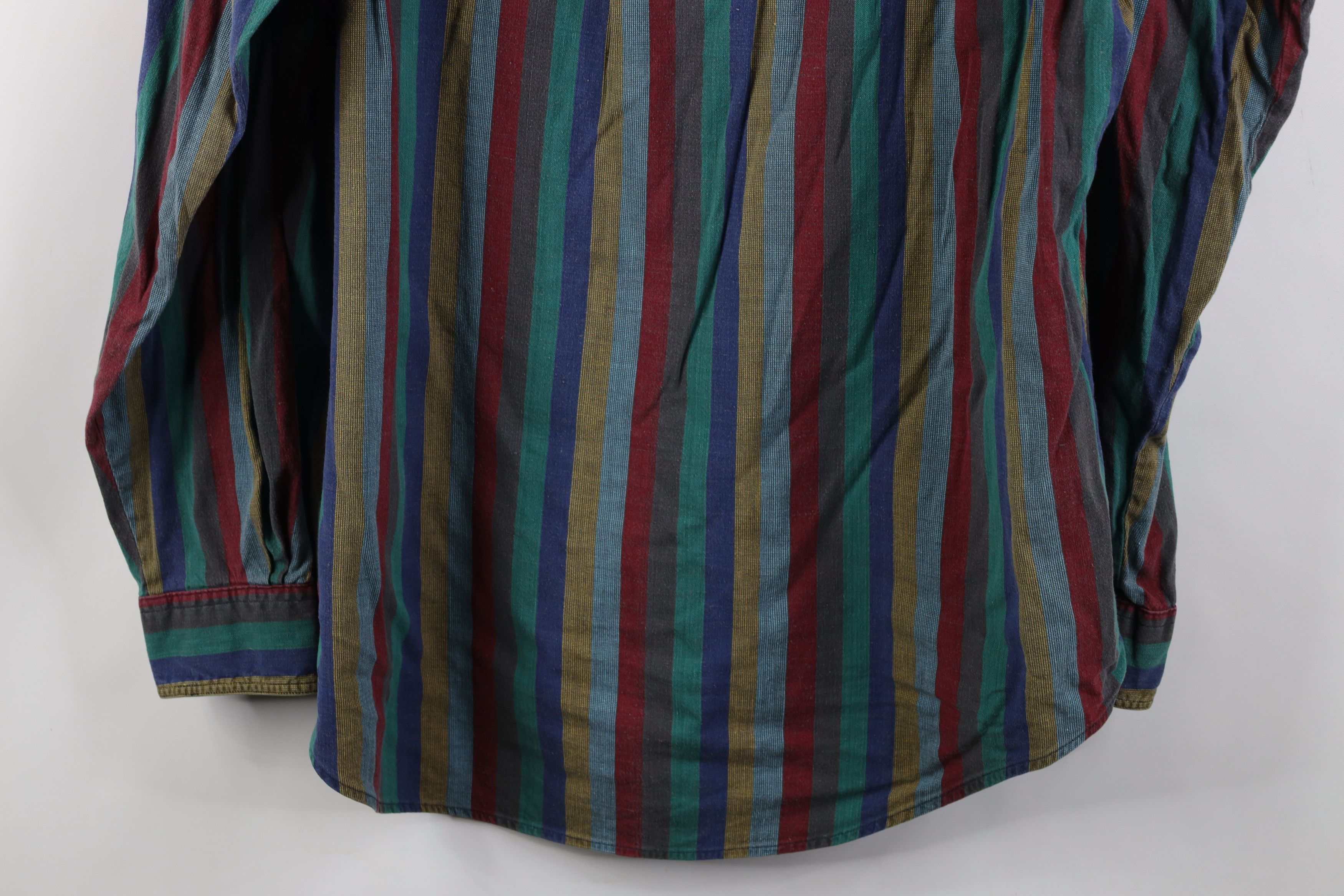 Vintage Vintage 90s Streetwear Cotton Twill Button Down Shirt Size US XL / EU 56 / 4 - 14 Thumbnail