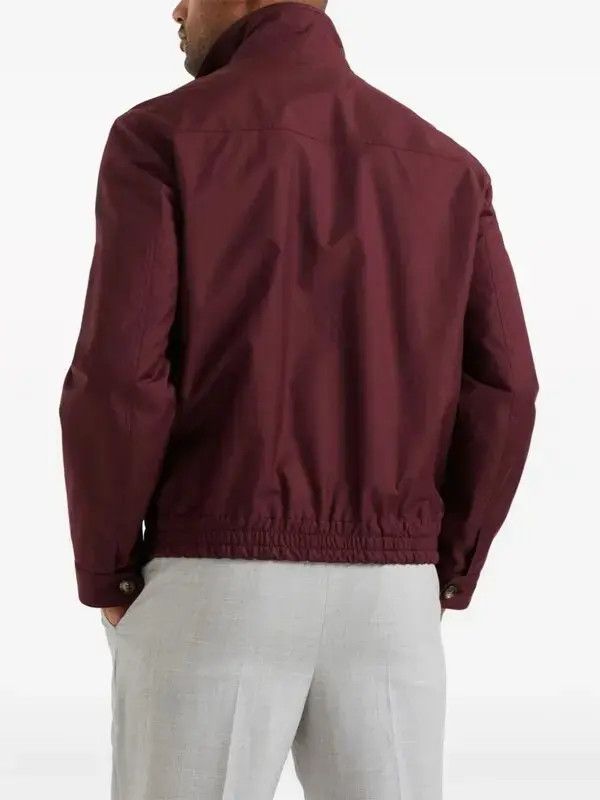 Brunello Cucinelli o1w1db10725 Jacket Water Resistant in Red Size US M / EU 48-50 / 2 - 5 Thumbnail