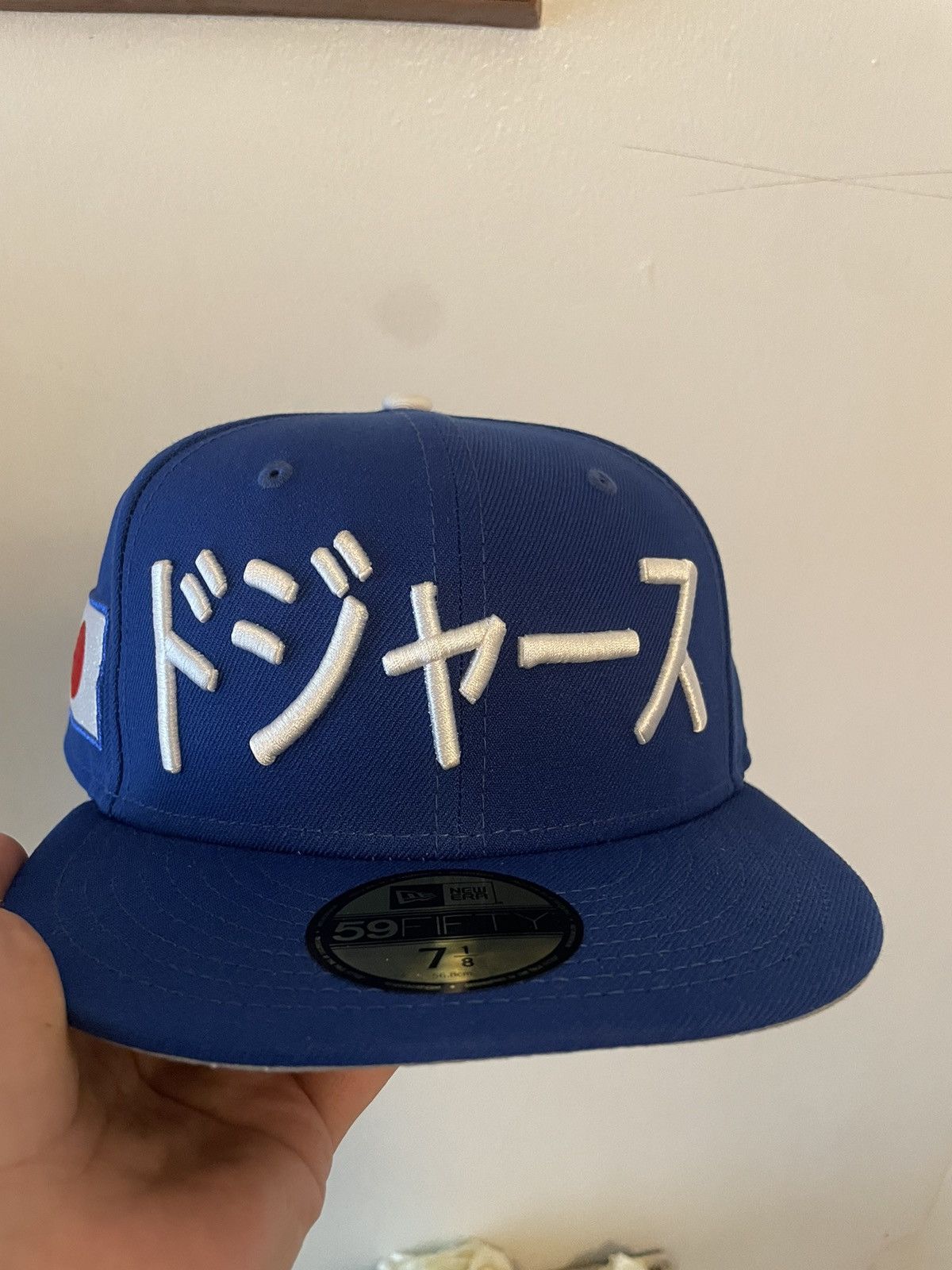 New Era New Era 59fifty EXCLUSIVE Los Angeles DODGERS7 1/8 TOPPERZ Size ONE SIZE - 2 Thumbnail