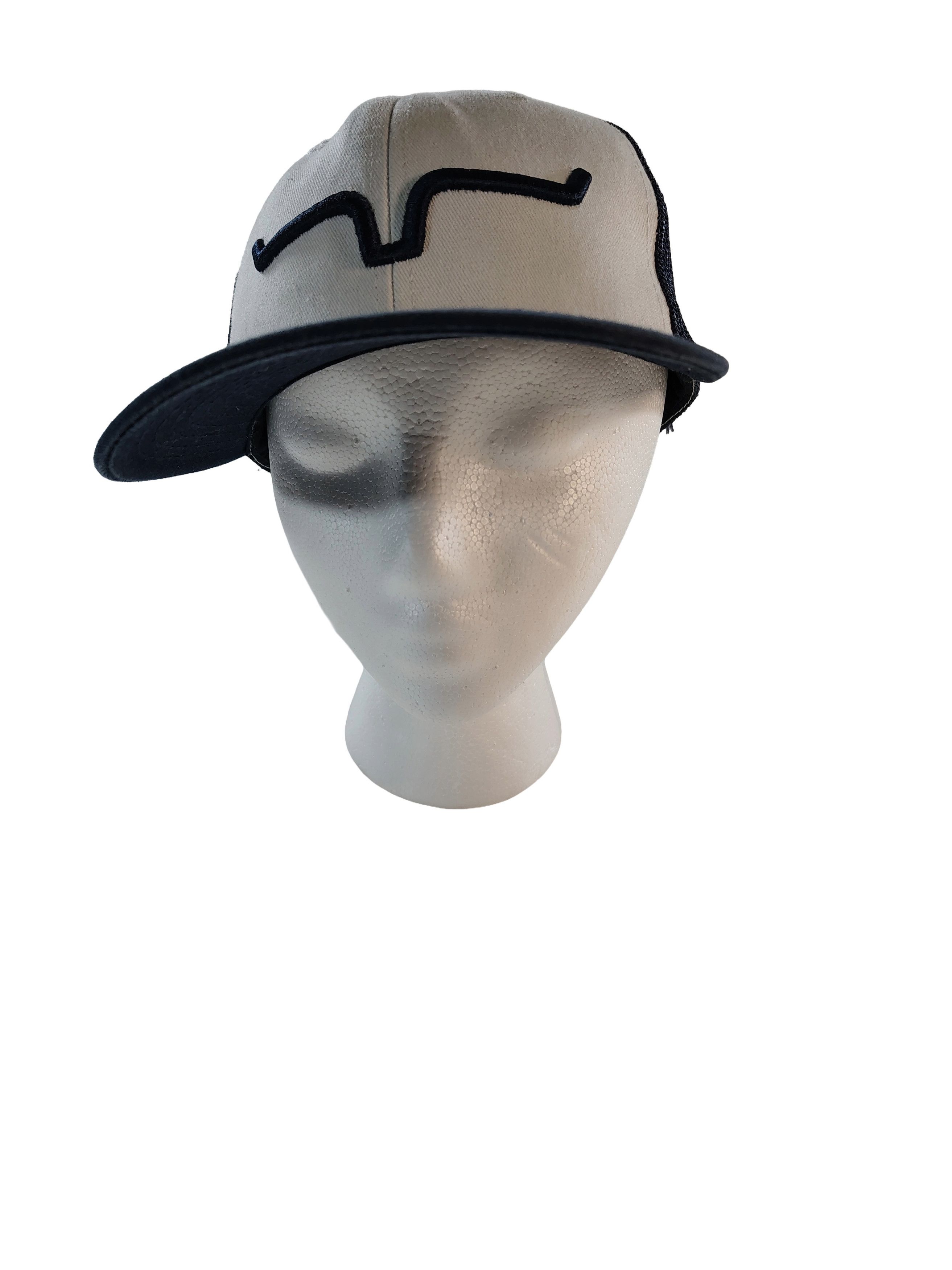 Other Men's Blue & White Mesh Back Adjustable Kimes Ranch Hat Size ONE SIZE - 2 Thumbnail