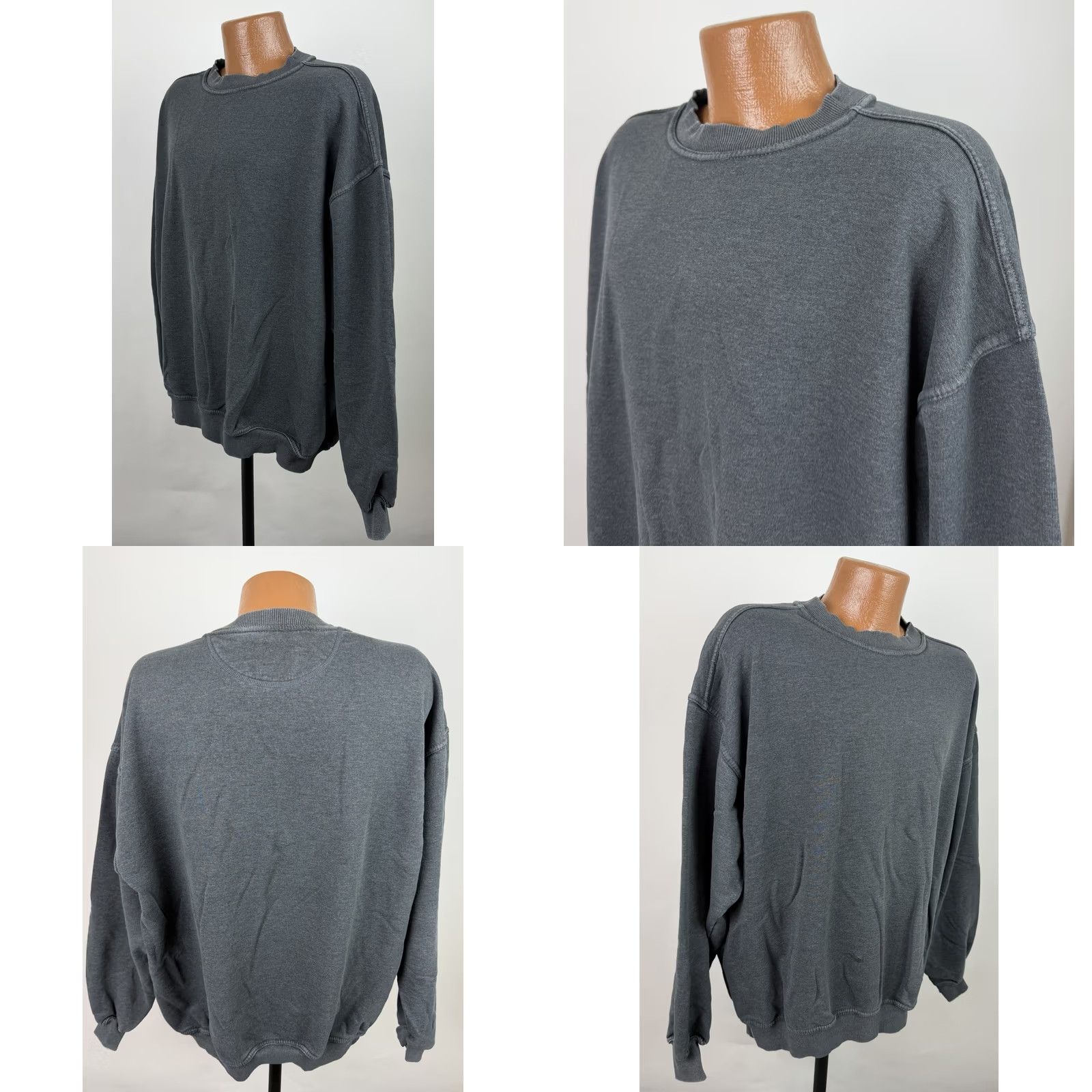 Russell Athletic VINTAGE 90s Russell Athletic Sweatshirt Mens 2XL Charcoal Gray Blank Crewneck Minimal Dad Size US XXL / EU 58 / 5 - 8 Thumbnail