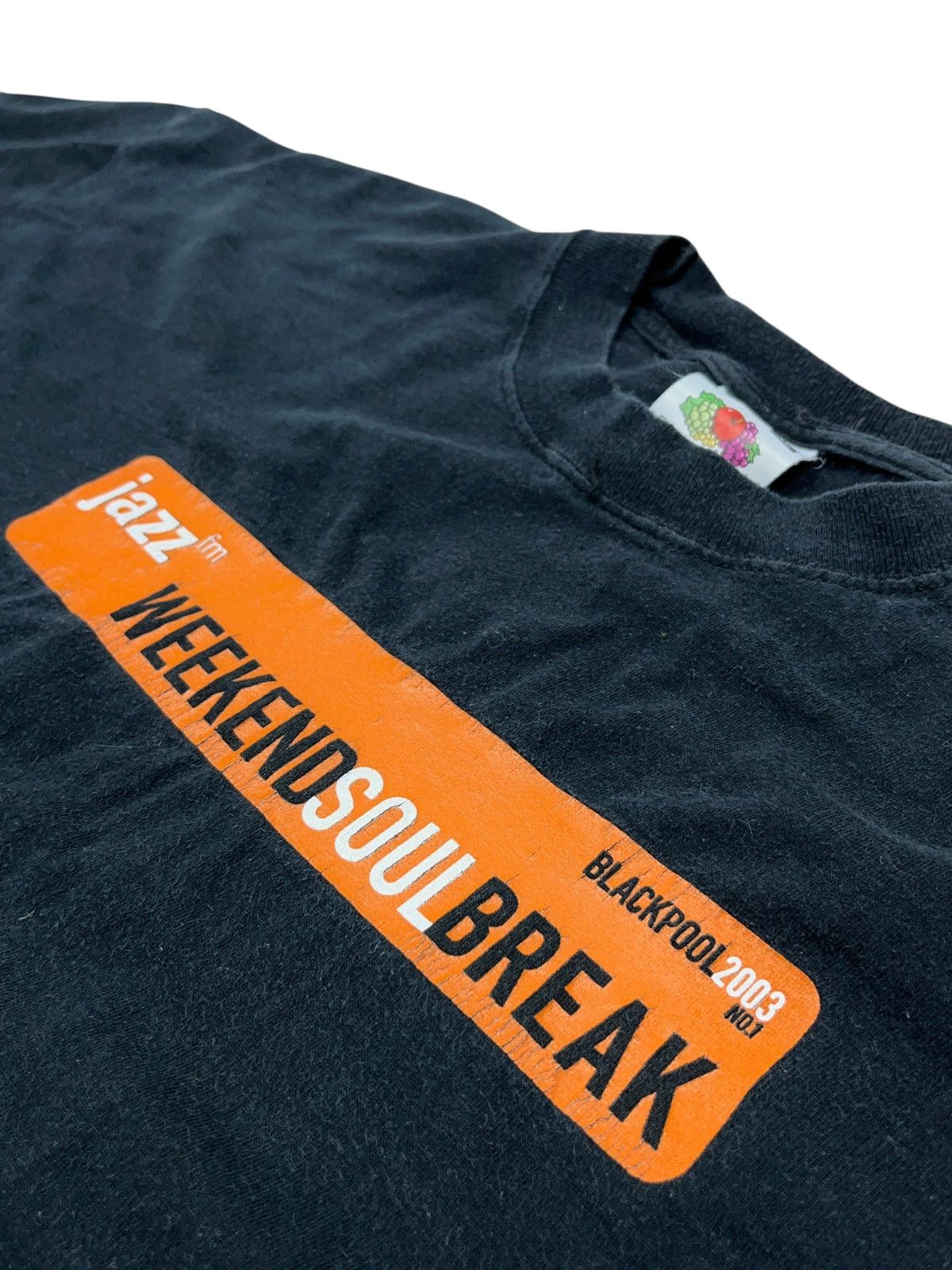 Band Tees × Vintage Vintage 2003 Jazz FM Weekend Soul Break Hilton Hotel T-shirt Size US XL / EU 56 / 4 - 4 Thumbnail