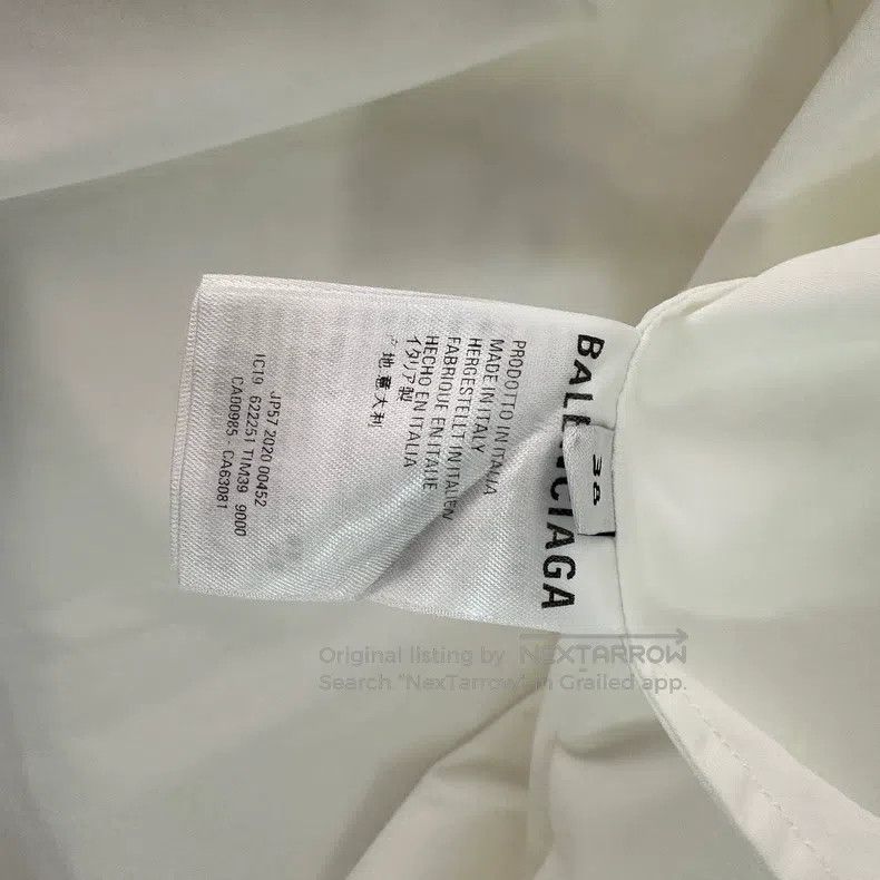 Balenciaga Balenciaga Crew logo shirt short sleeve Size XS / US 0-2 / IT 36-38 - 3 Thumbnail