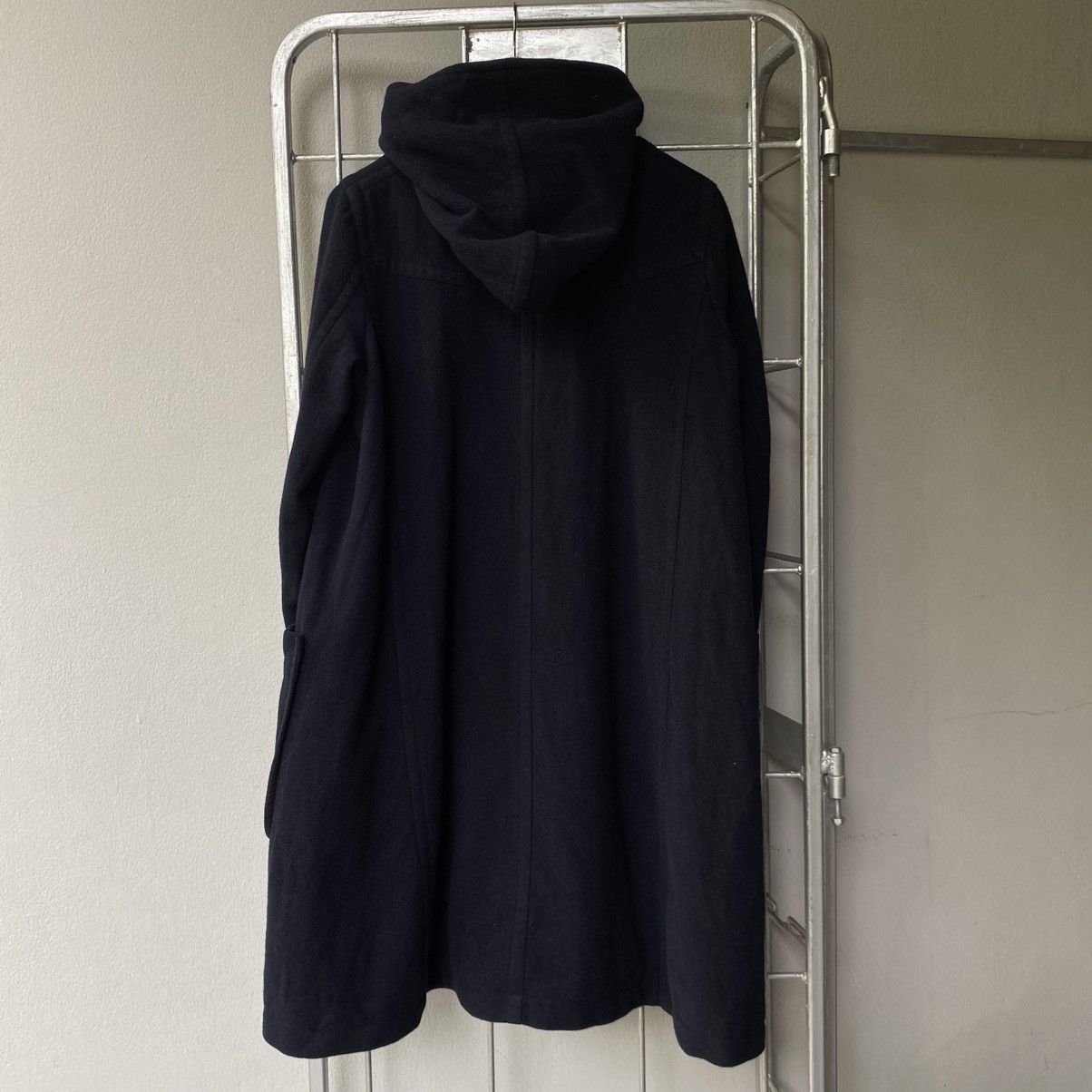 Zucca ZUCCA Black Wool Coat Size M / US 6-8 / IT 42-44 - 20 Thumbnail