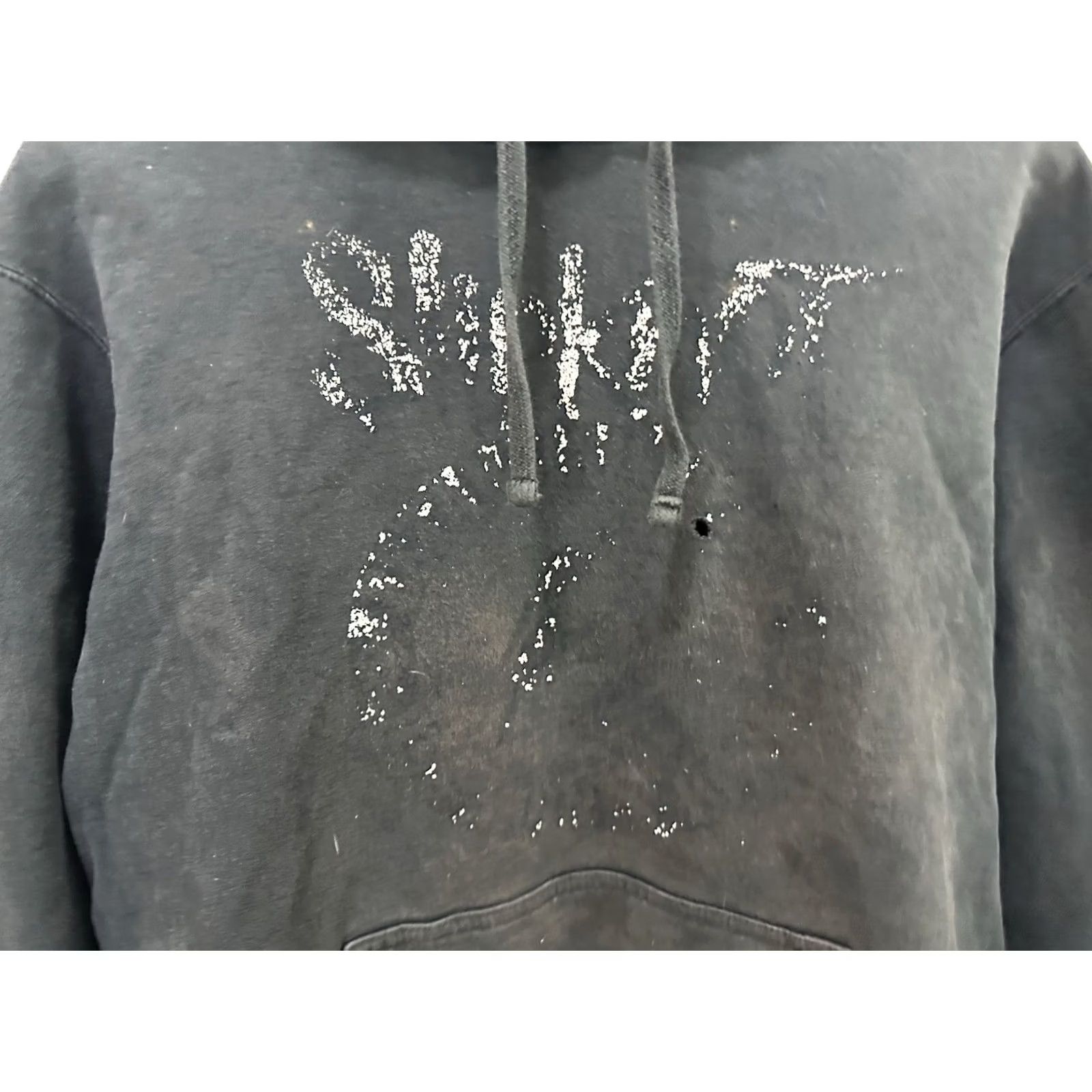 Port & Company VTG Slipknot Iowa Hoodie Mens L Black Pullover Distressed Band Grunge Metal Tour 90s Size US L / EU 52-54 / 3 - 4 Thumbnail