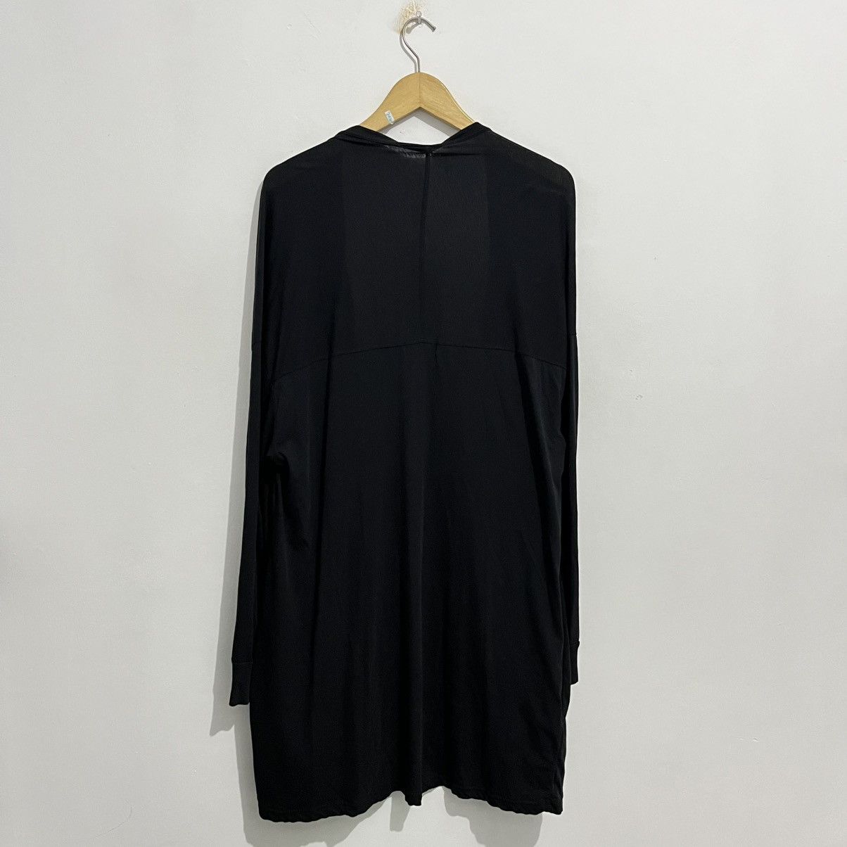 Issey Miyake Zucca Black Open Front Drape Unique Cardigan Outer - JUN25 Size US M / EU 48-50 / 2 - 5 Thumbnail
