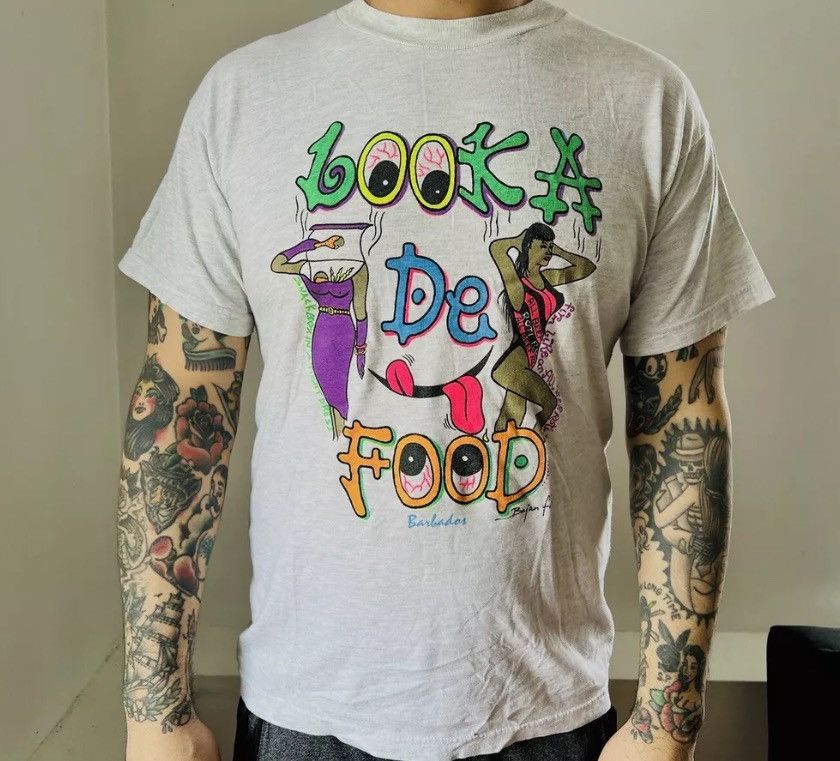 Rap Tees × Vintage Vintage Grey 90s Barbados Rap Tshirt Holiday XL Size US XL / EU 56 / 4 - 1 Preview