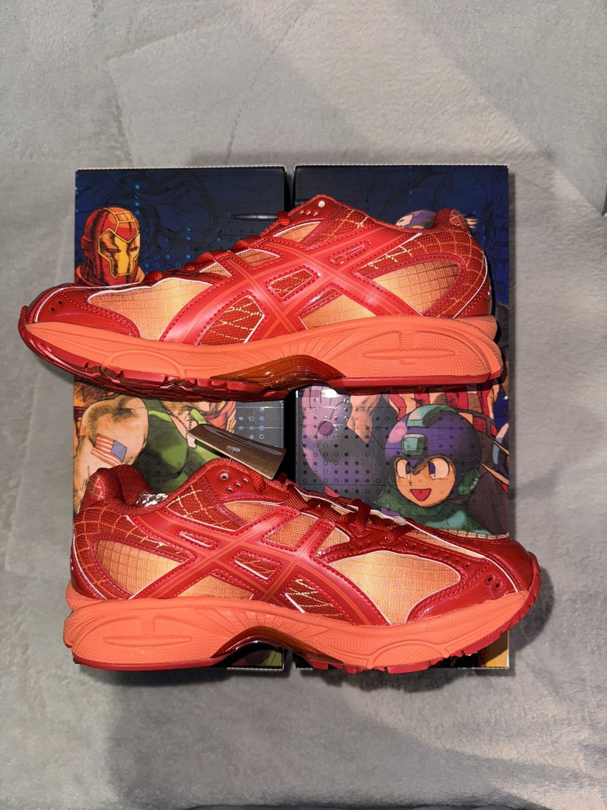 Asics × Kith × Marvel Comics ASICS Gel Nimbus 10.1 Kith Marvel v Capcom Ironman v Megaman Size US 8.5 / EU 41-42 - 3 Thumbnail