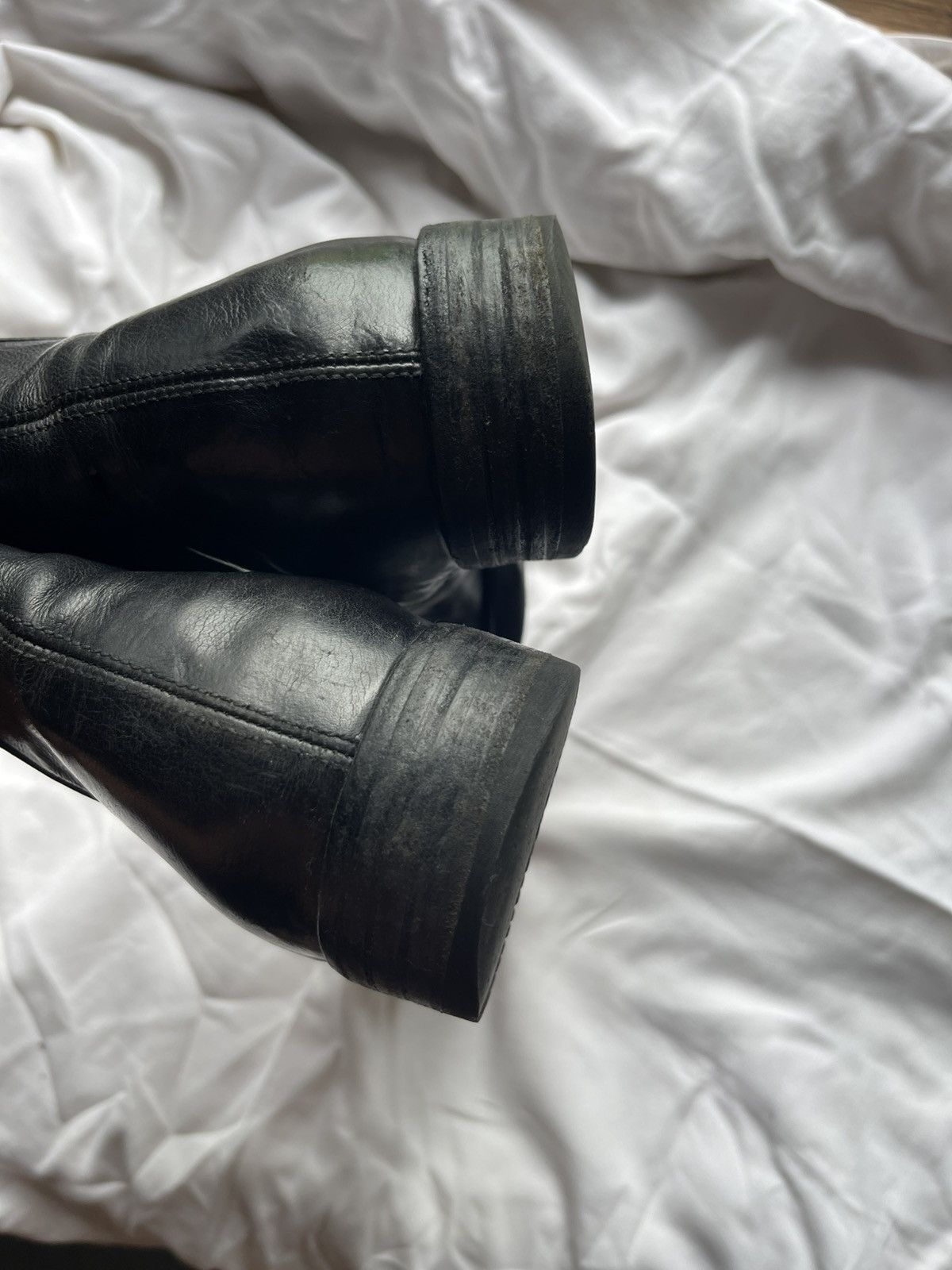 Officine Creative Oficine Creative black chelsea Leather Boots Guidi style Size US 10 / EU 43 - 18 Thumbnail