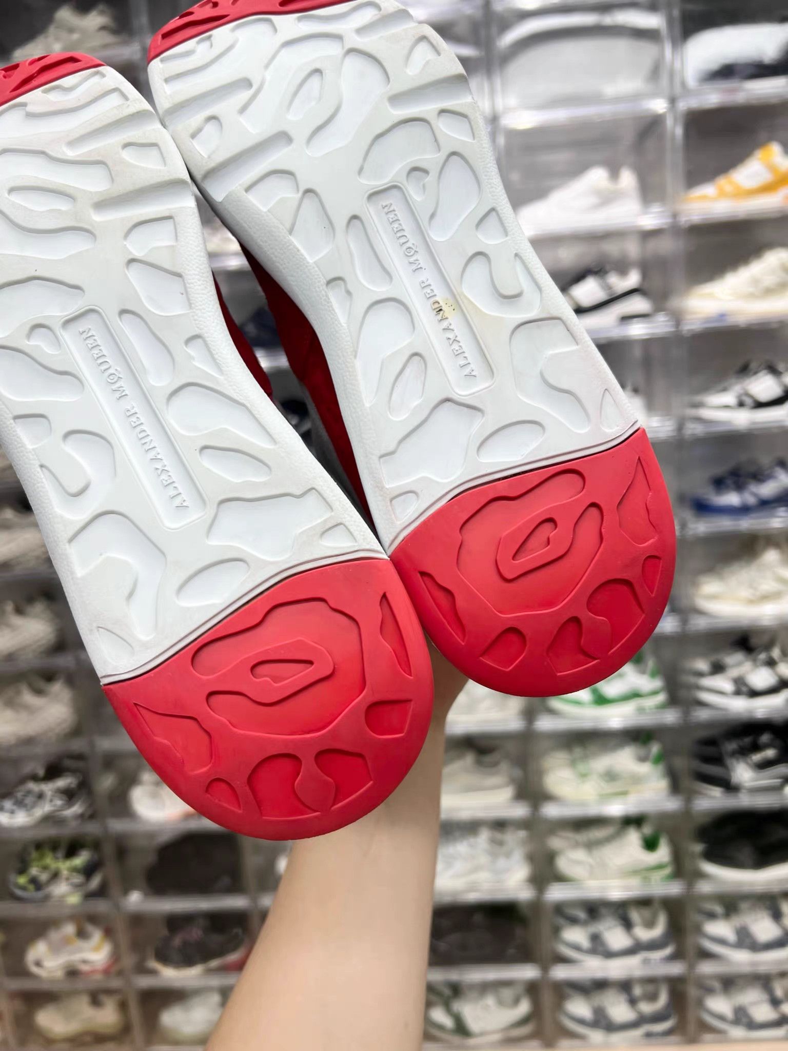 Alexander McQueen MCQ Alexander McQueen Sprint Runner White/Red Sneakers K15 Size US 9 / EU 42 - 9 Thumbnail