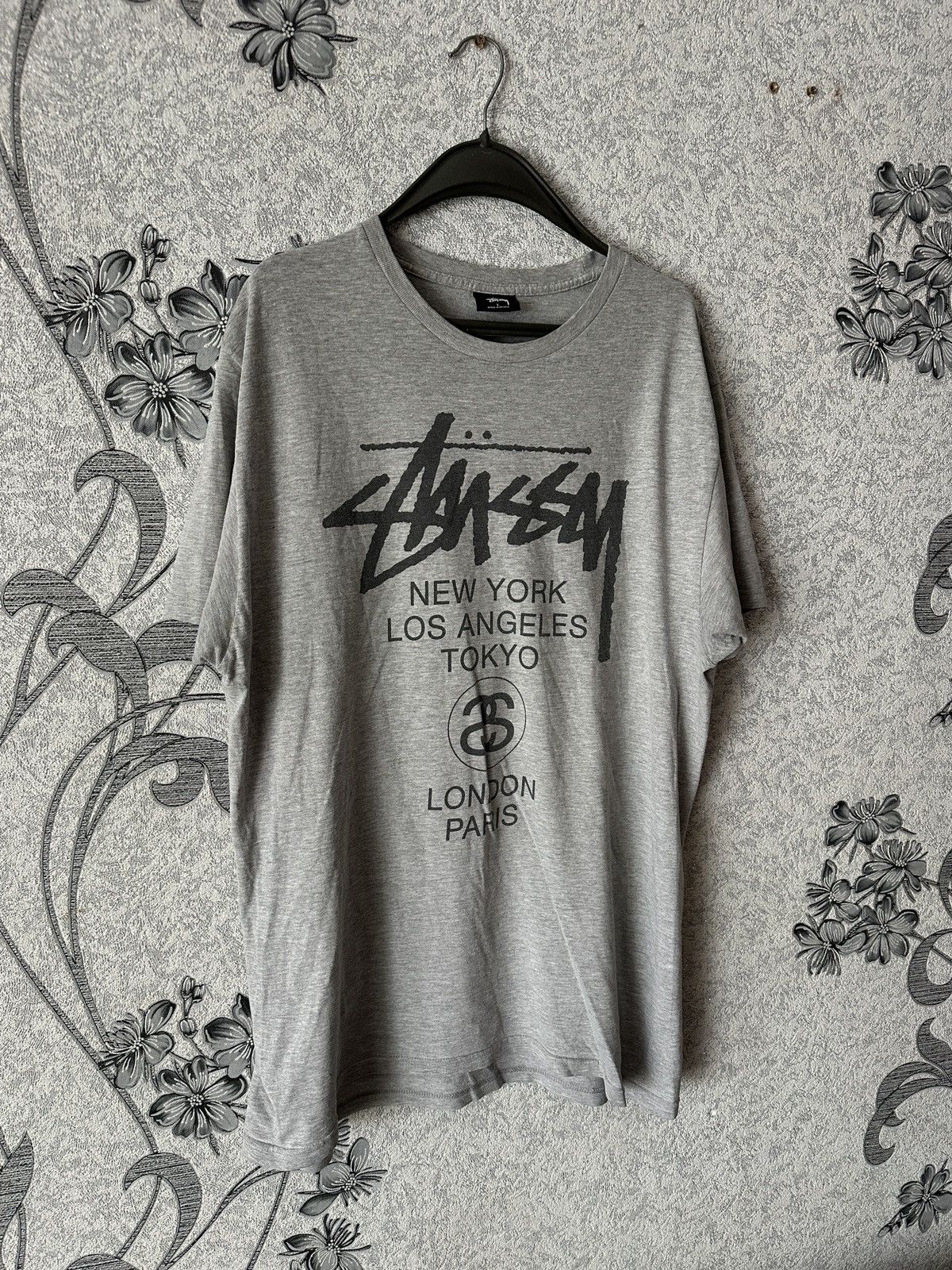Stussy STUSSY WORLD TOUR TEE vintage t shirt L Size US L / EU 52-54 / 3 - 2 Thumbnail