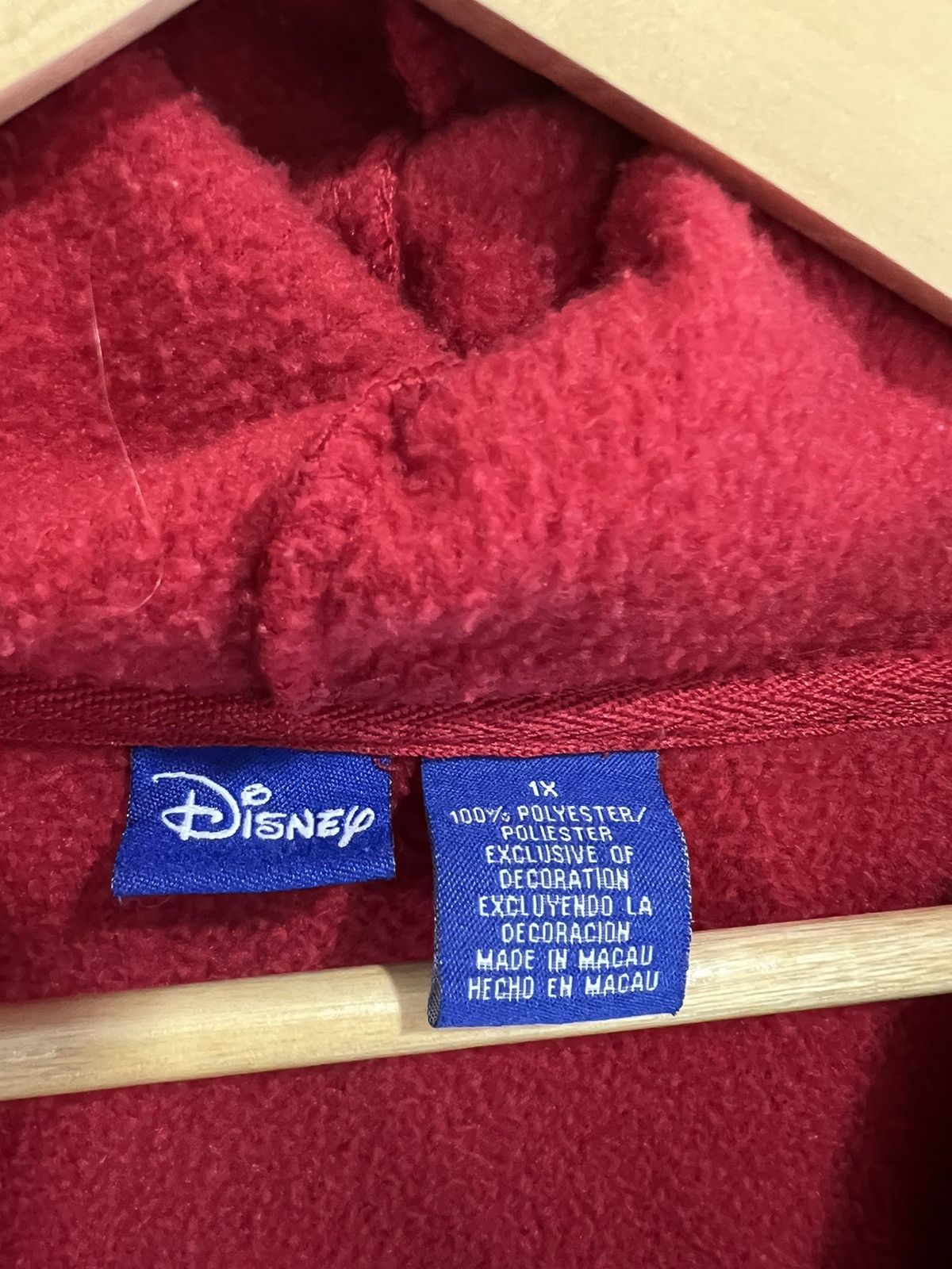 Vintage Vintage Womens Winnie The Pooh Y2K Fleece Sweater hoodie zip Size XL / US 12-14 / IT 48-50 - 4 Thumbnail
