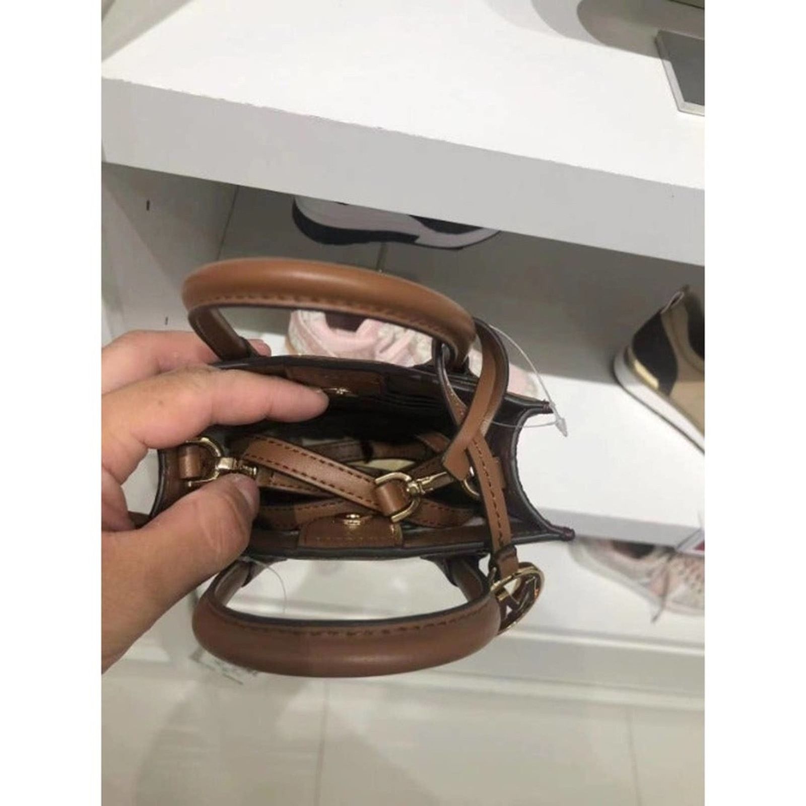 Michael Kors MICHAEL KORS 35S1GM9T0L Mercer Extra-Small Pebbled Crossbody Size ONE SIZE - 4 Thumbnail