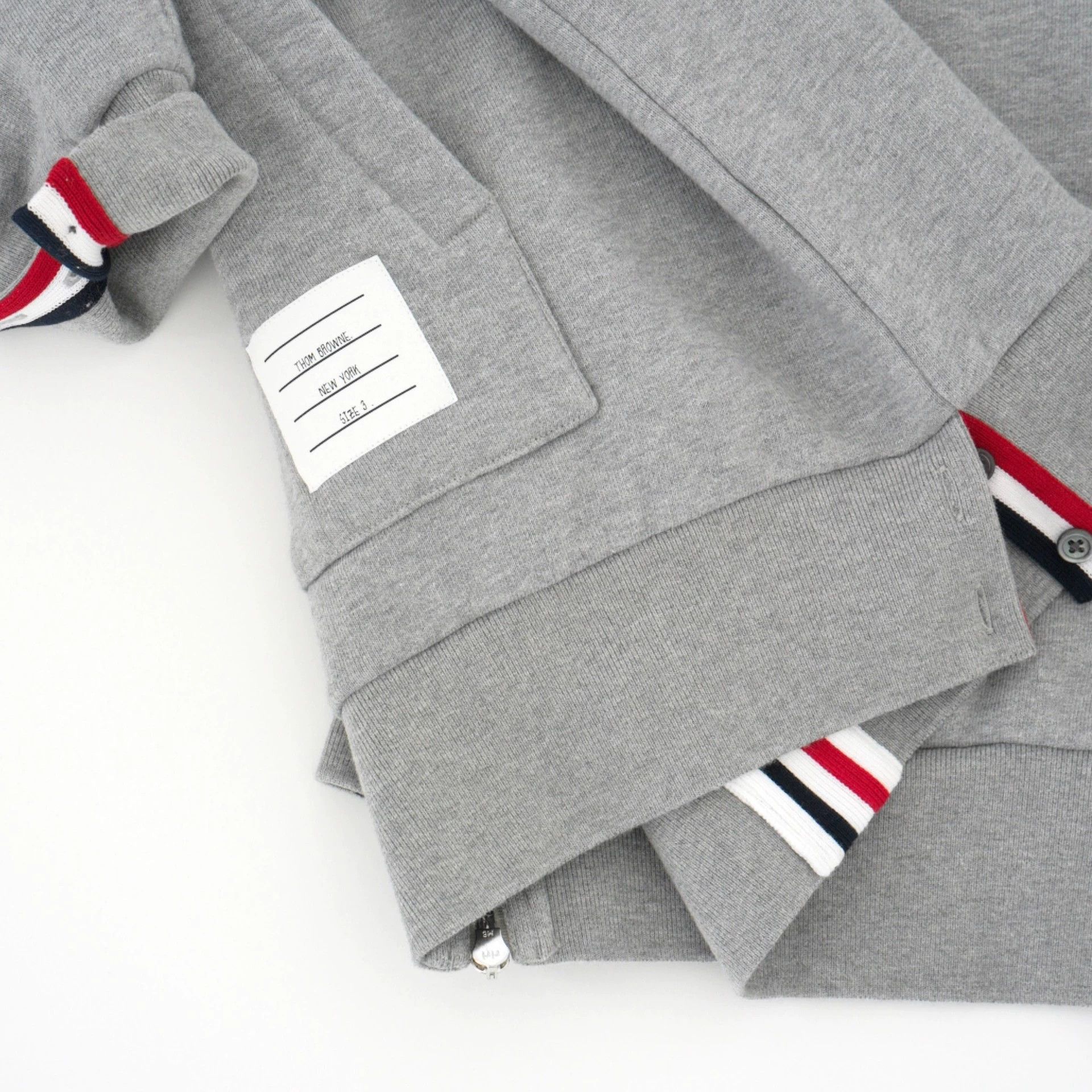 Thom Browne Thom Browne 3 Zipper Hoodie (2 Wears, Dry Cleaned) Size US L / EU 52-54 / 3 - 1 Thumbnail