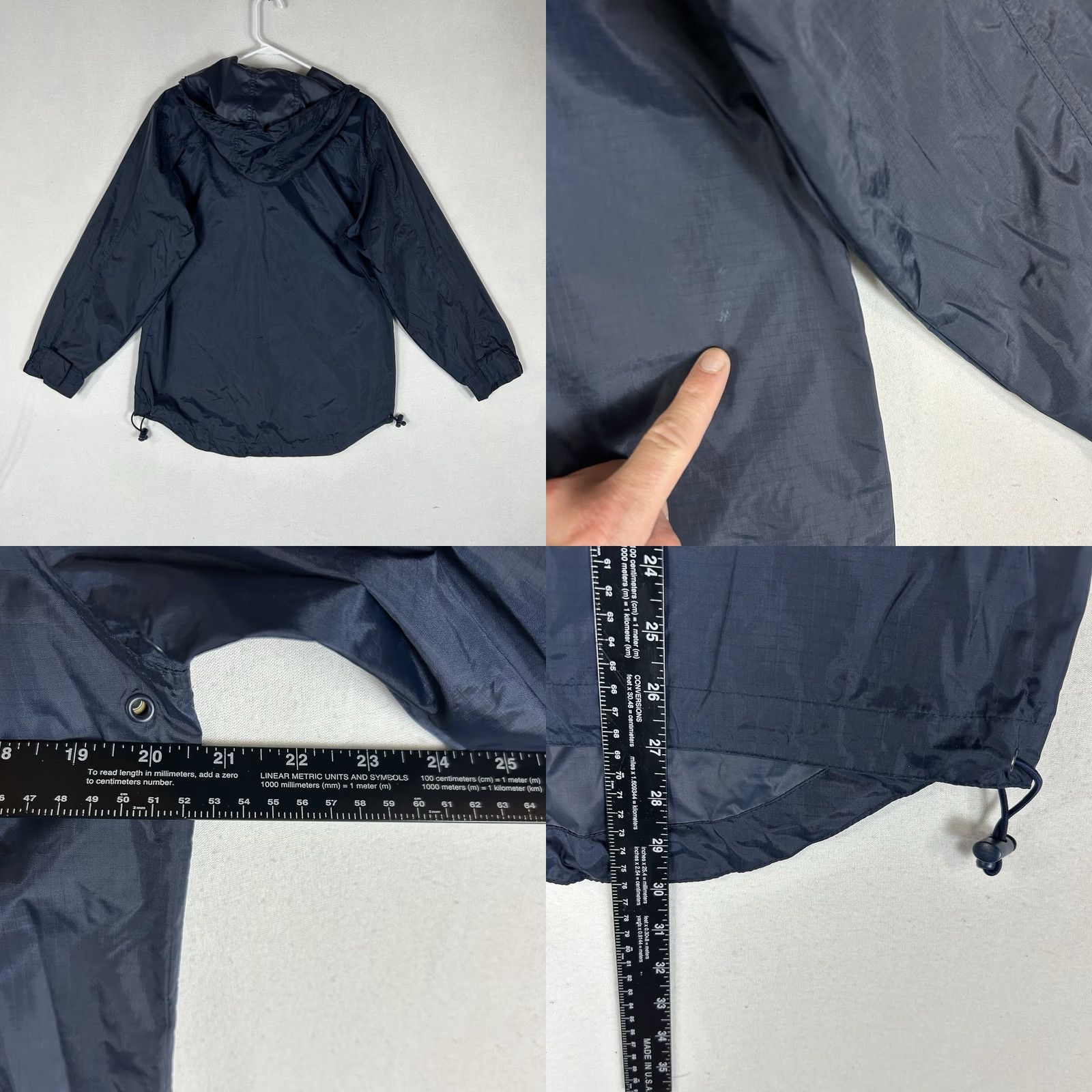 Tommy Bahama VINTAGE Tommy Bahama Windbreaker Jacket Women XS Blue Snap Button Casual Long Sleeve Size XS / US 0-2 / IT 36-38 - 8 Thumbnail